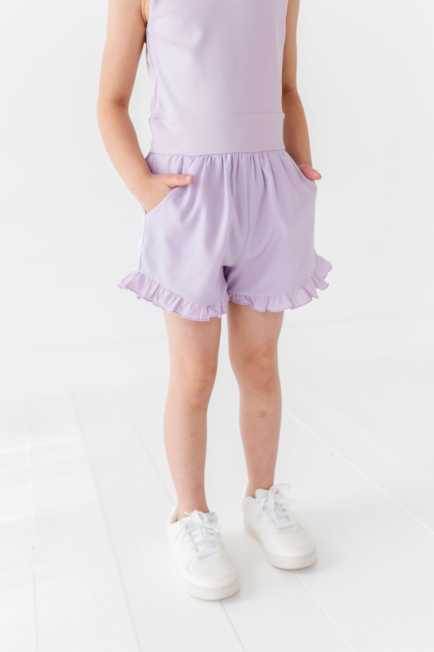 Very Violet | Ruffle Romper