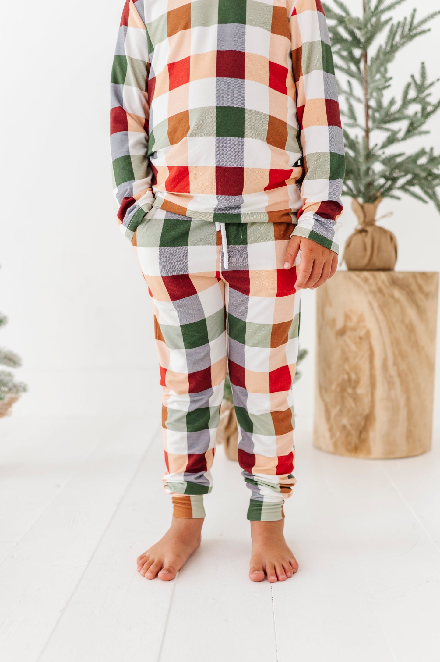 Holiday Plaid | BOYS JOGGER SET