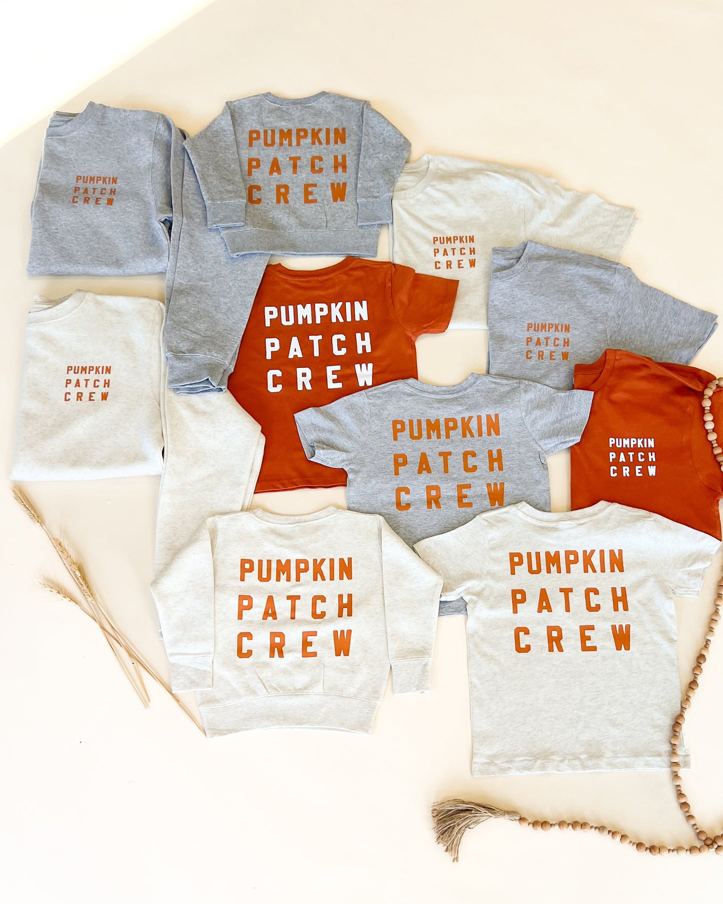 Pumpkin Patch Crew Classic Child Tee - White Design