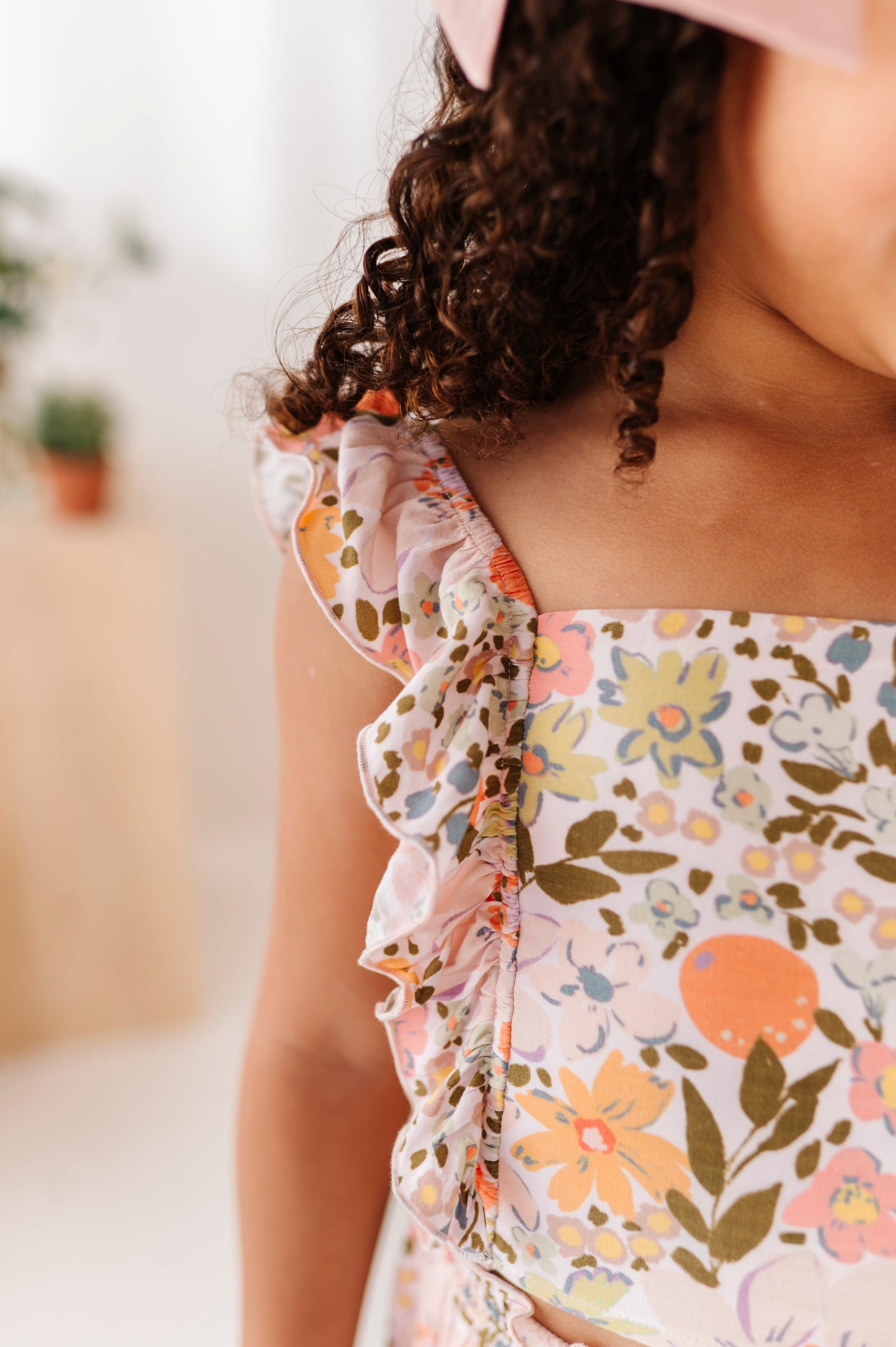 Vintage Blooms | Ruffle Tank + Skort Set