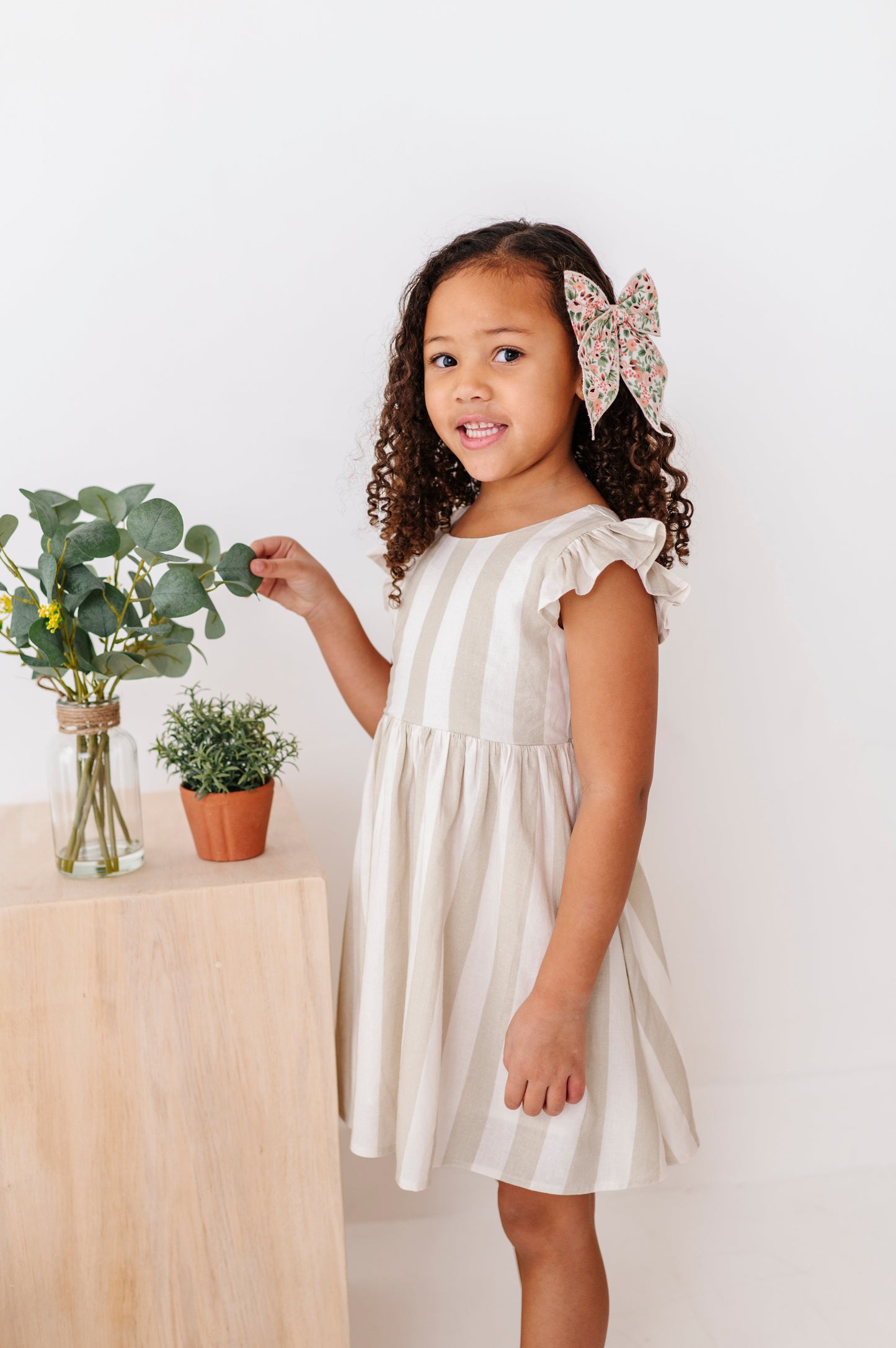 Coastal Stripes | Tie Back DRESS