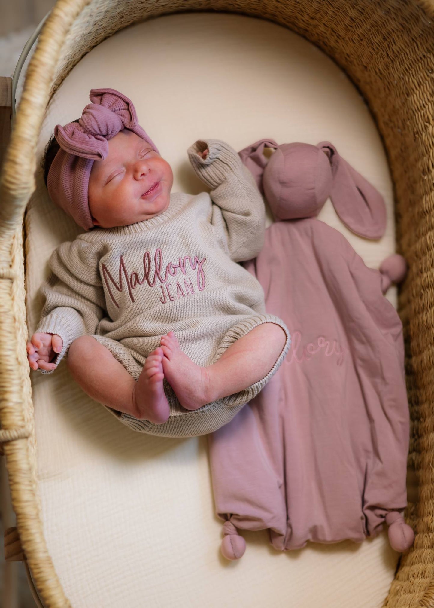 Custom Embroidered Knit Sweater Romper