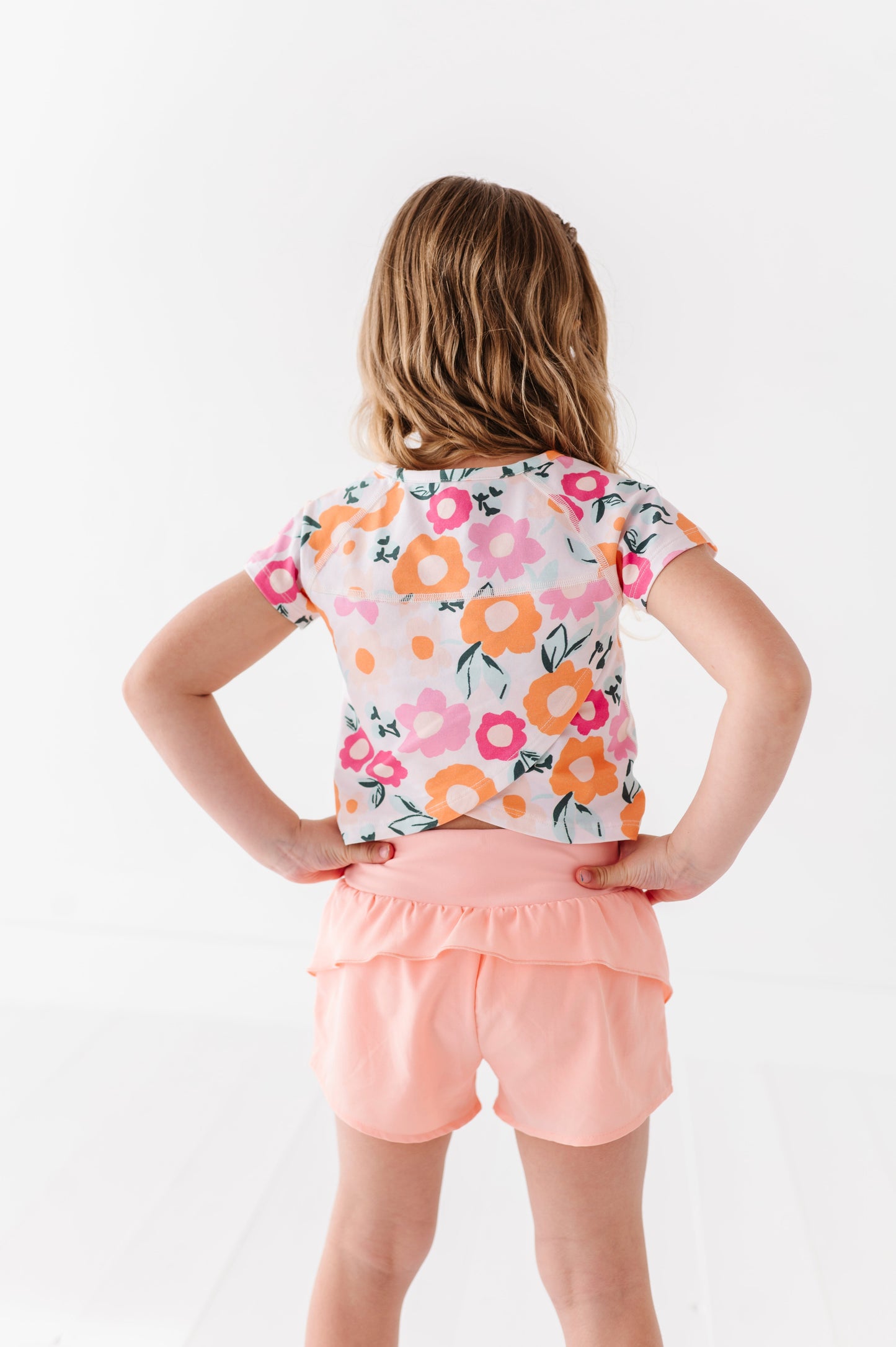 Peachy Pearl | Ruffle Bum Runner Shorts