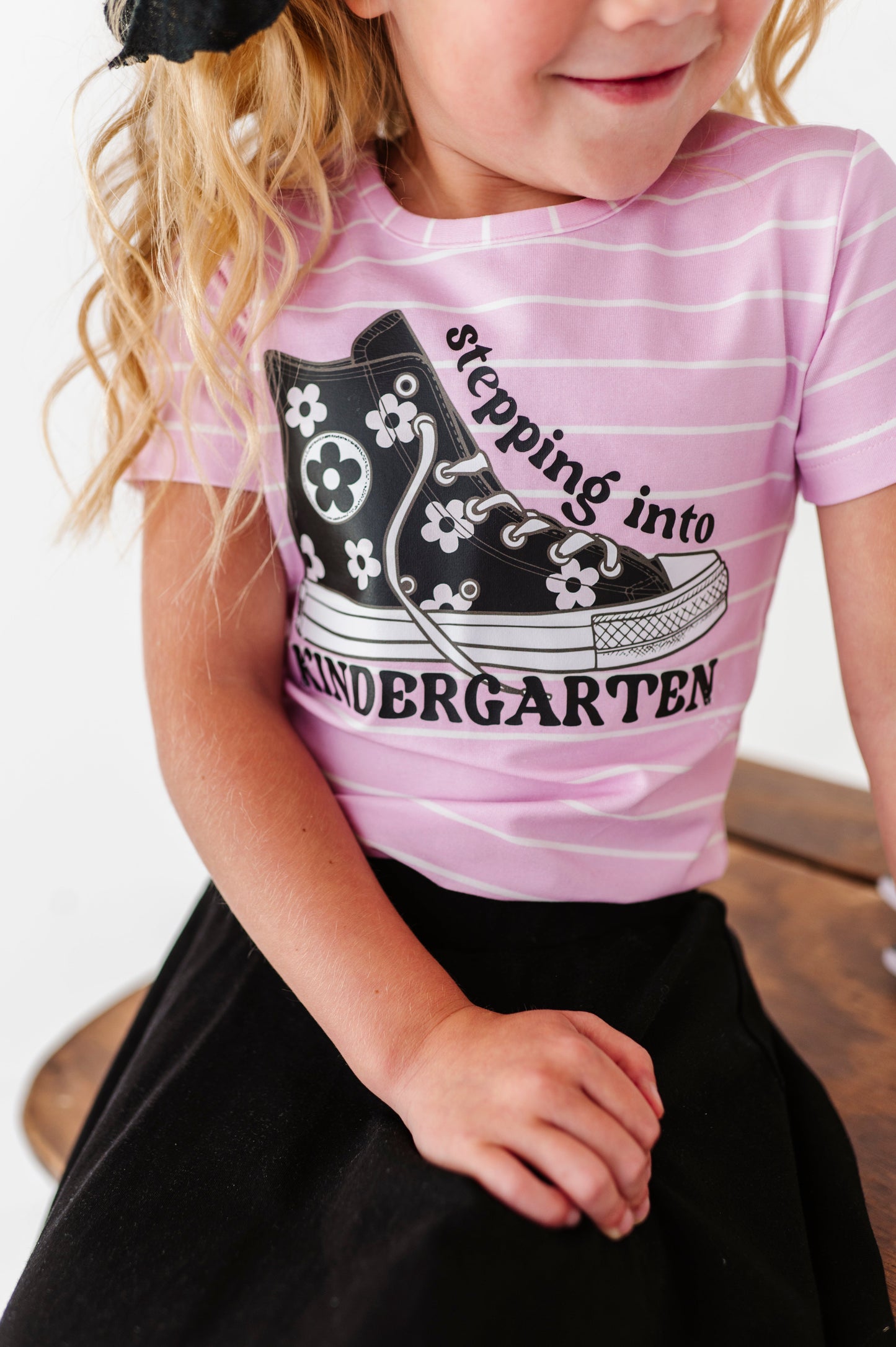 GIRLS “Stepping into…” Grade Level Tee (ALL GRADES HERE)