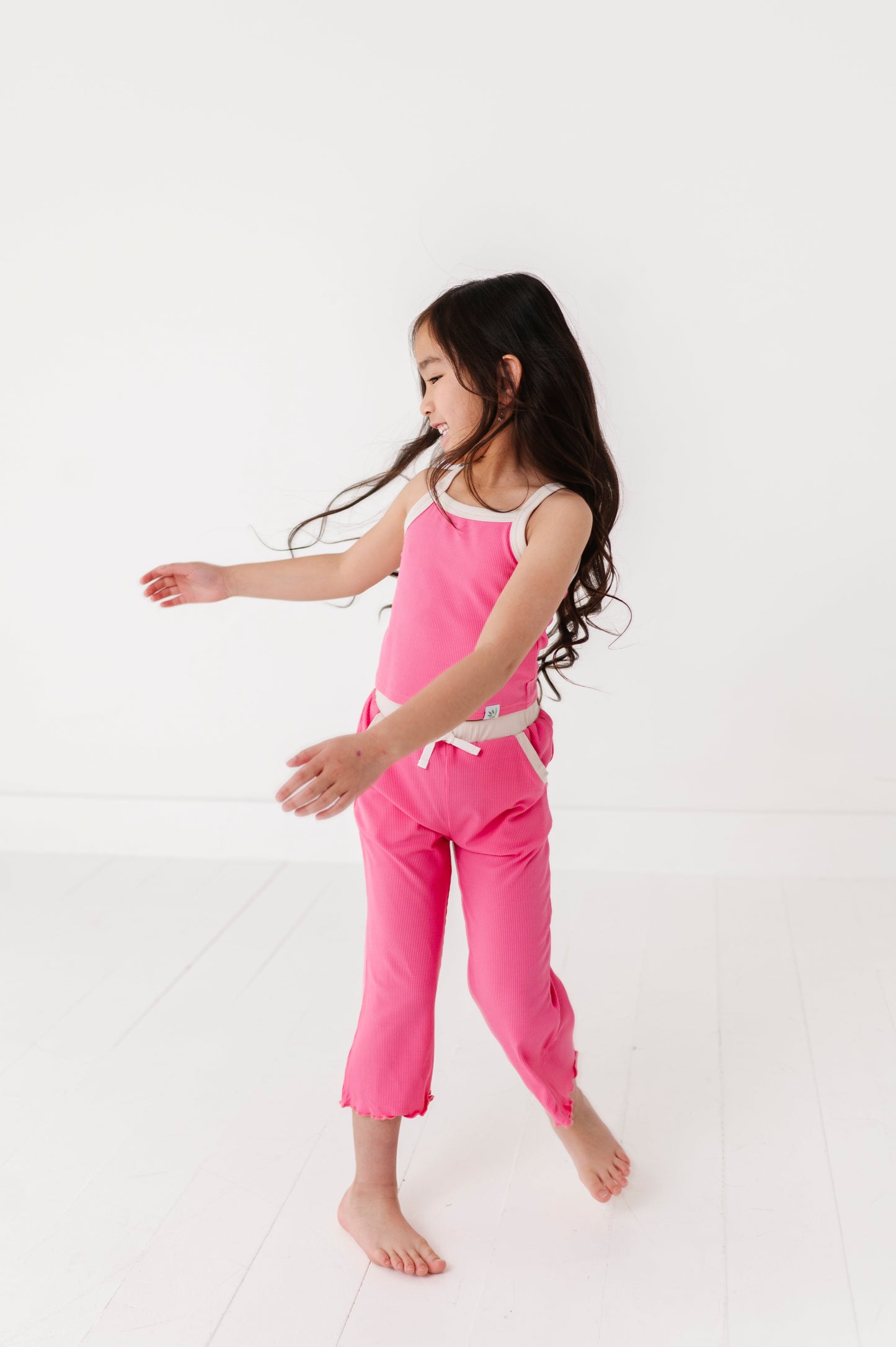 ROSEY | Tank + Wide Leg Pant RIB SET