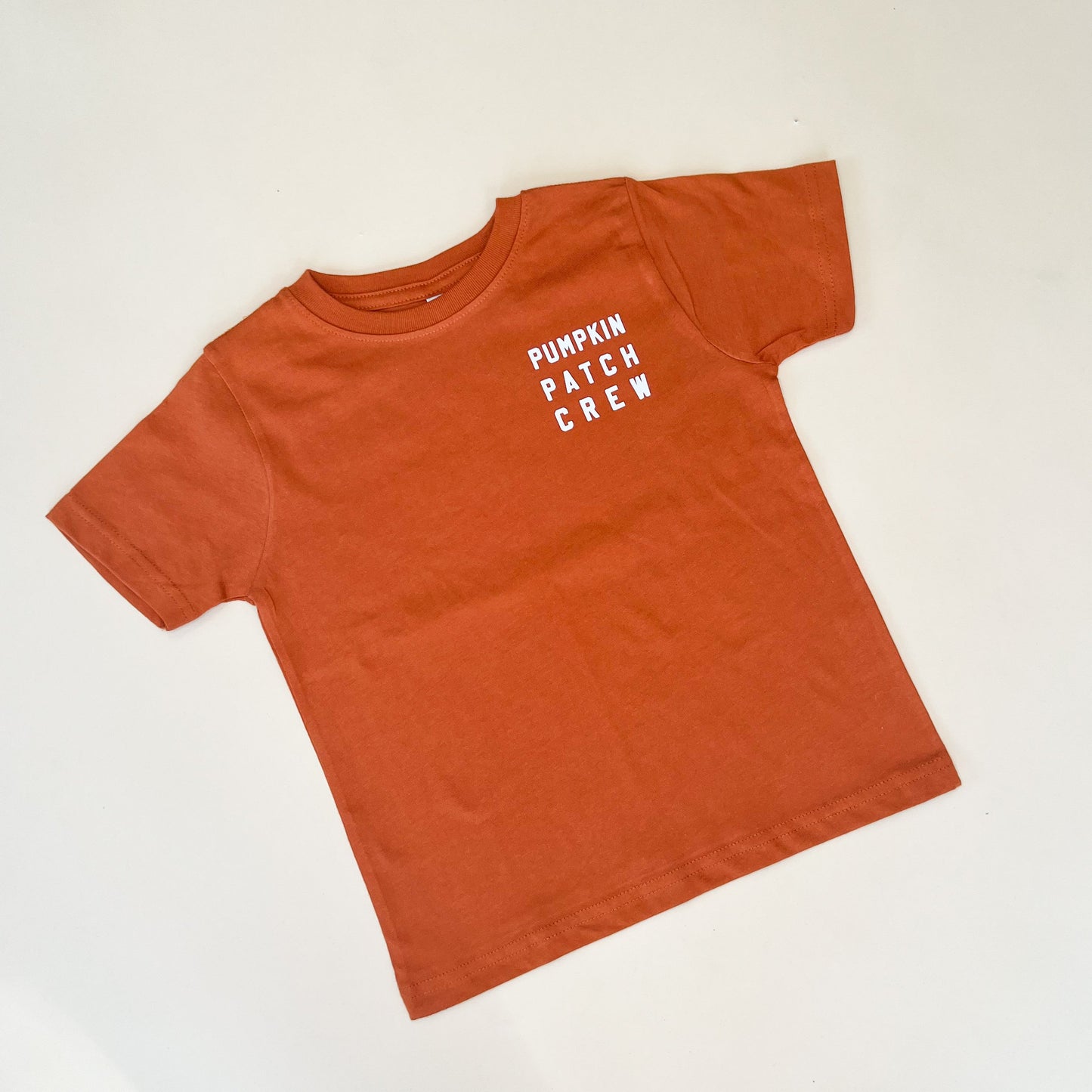 Pumpkin Patch Crew Classic Child Tee - White Design