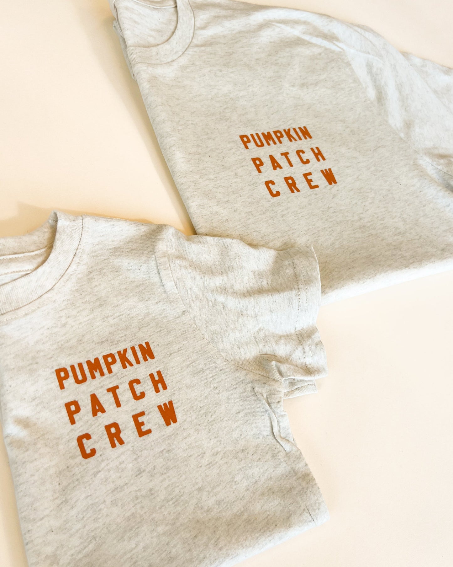 Pumpkin Patch Crew Classic Child Tee - Burnt Orange Design