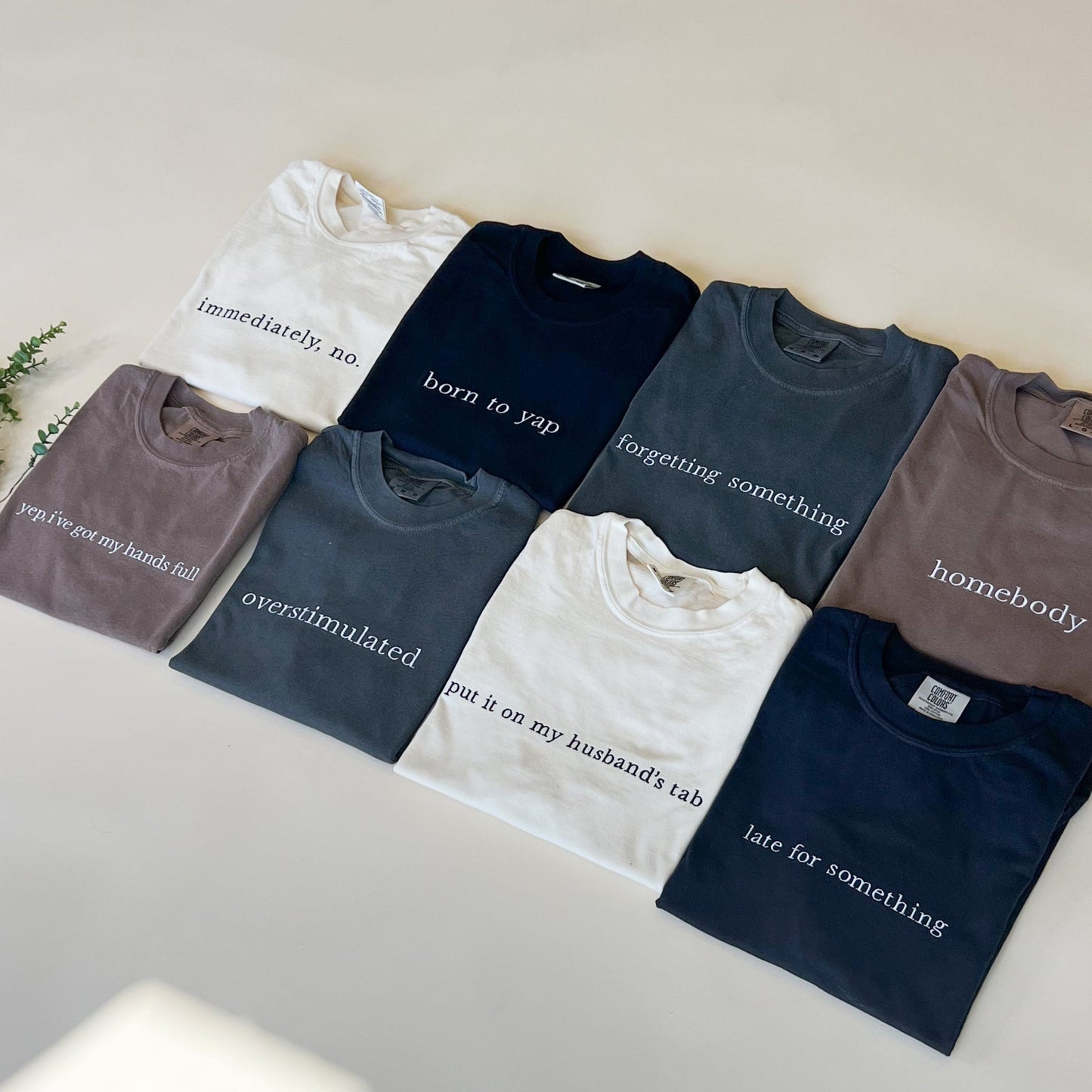 Immediately, No Embroidered T-Shirt