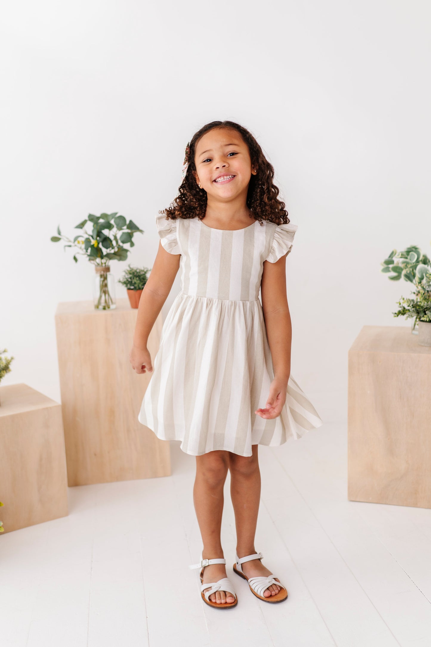 Coastal Stripes | Tie Back DRESS