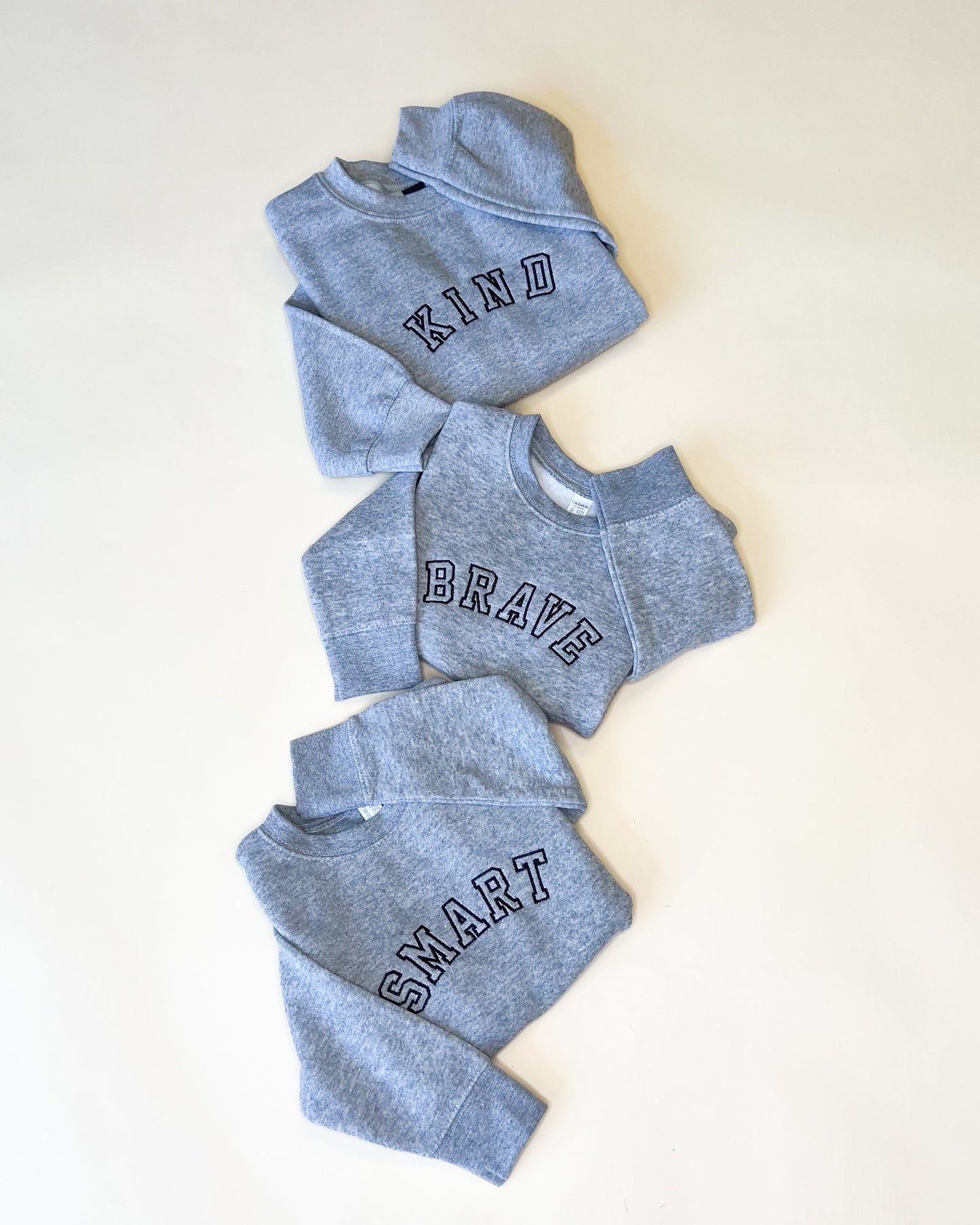 Smart Varsity Embroidered Child Sweatshirt