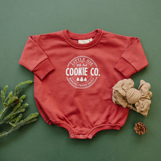 Little Joy Cookie Co. Weihnachts-Sweatshirt-Strampler