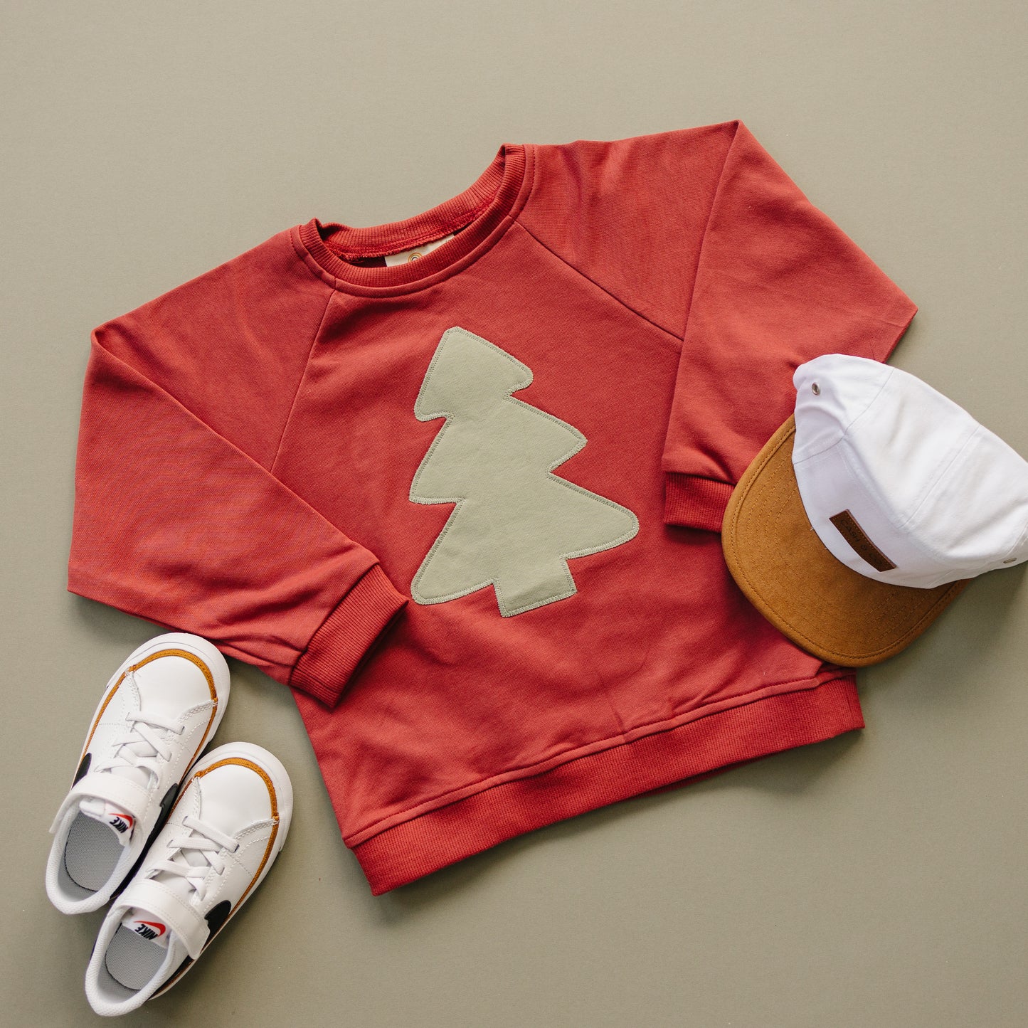Christmas Tree Patch Sweatshirt
