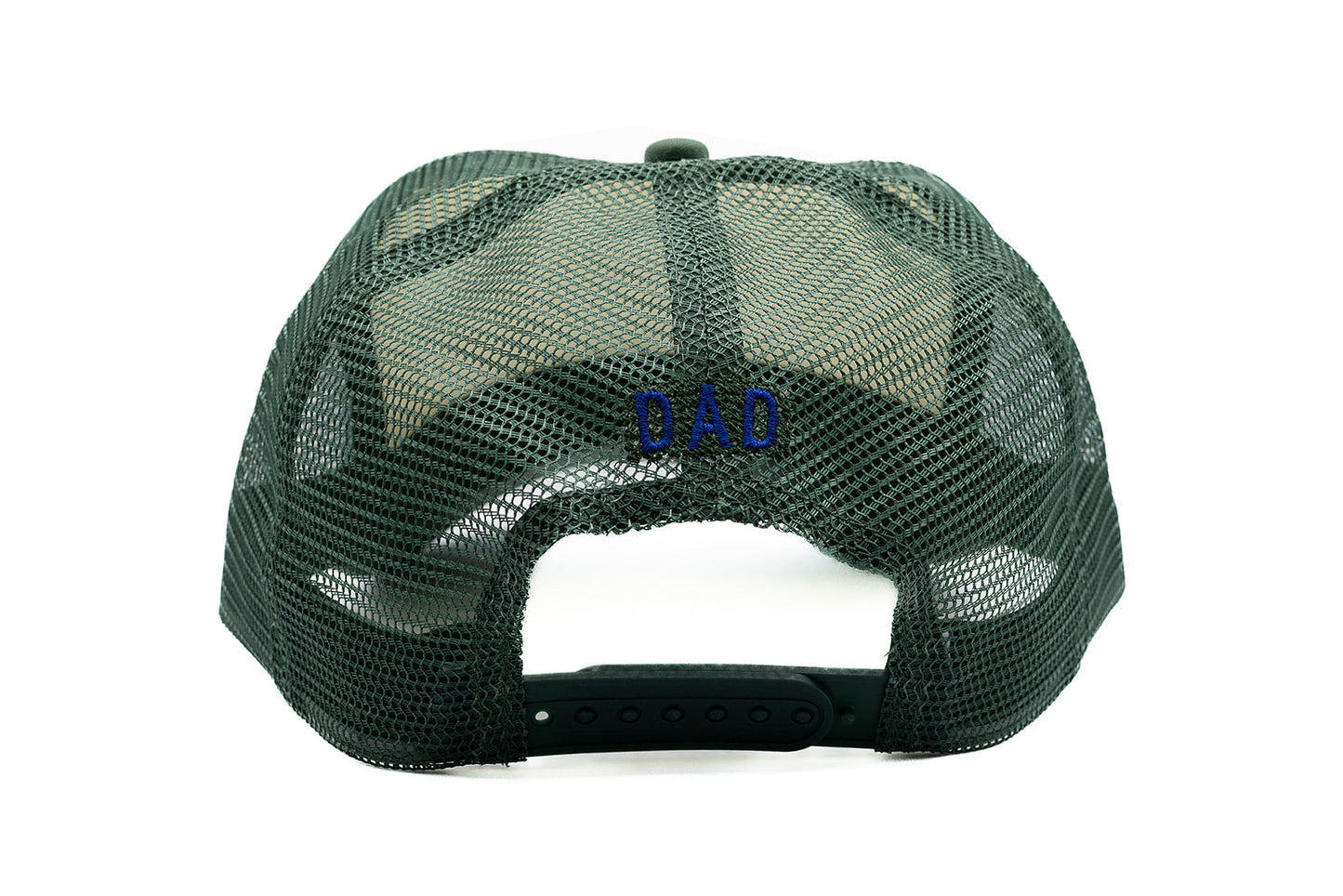 Dark Green & White Foam Tiny Holiday Gingerbread Trucker Hat