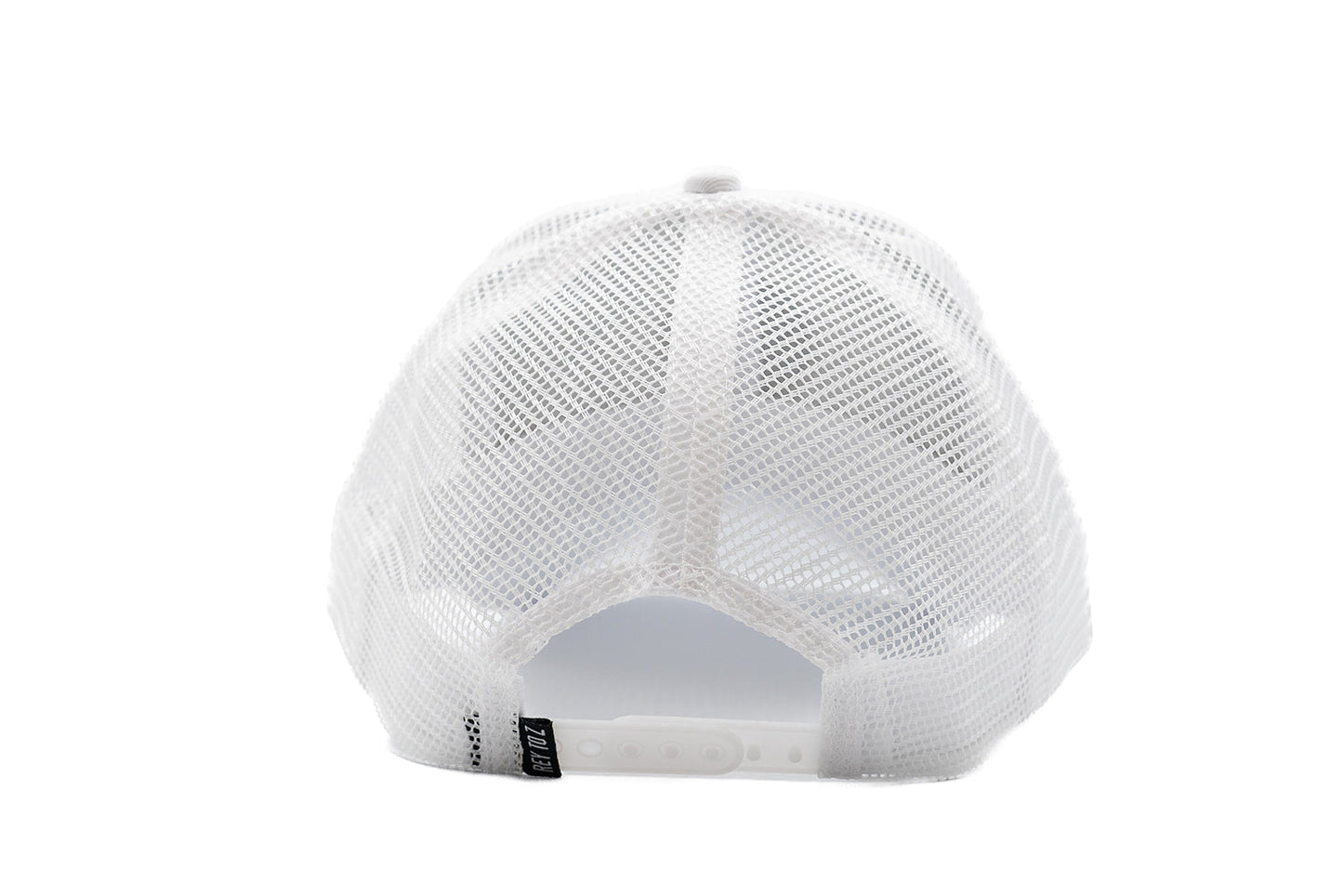 Smiley Hat in White Snapback
