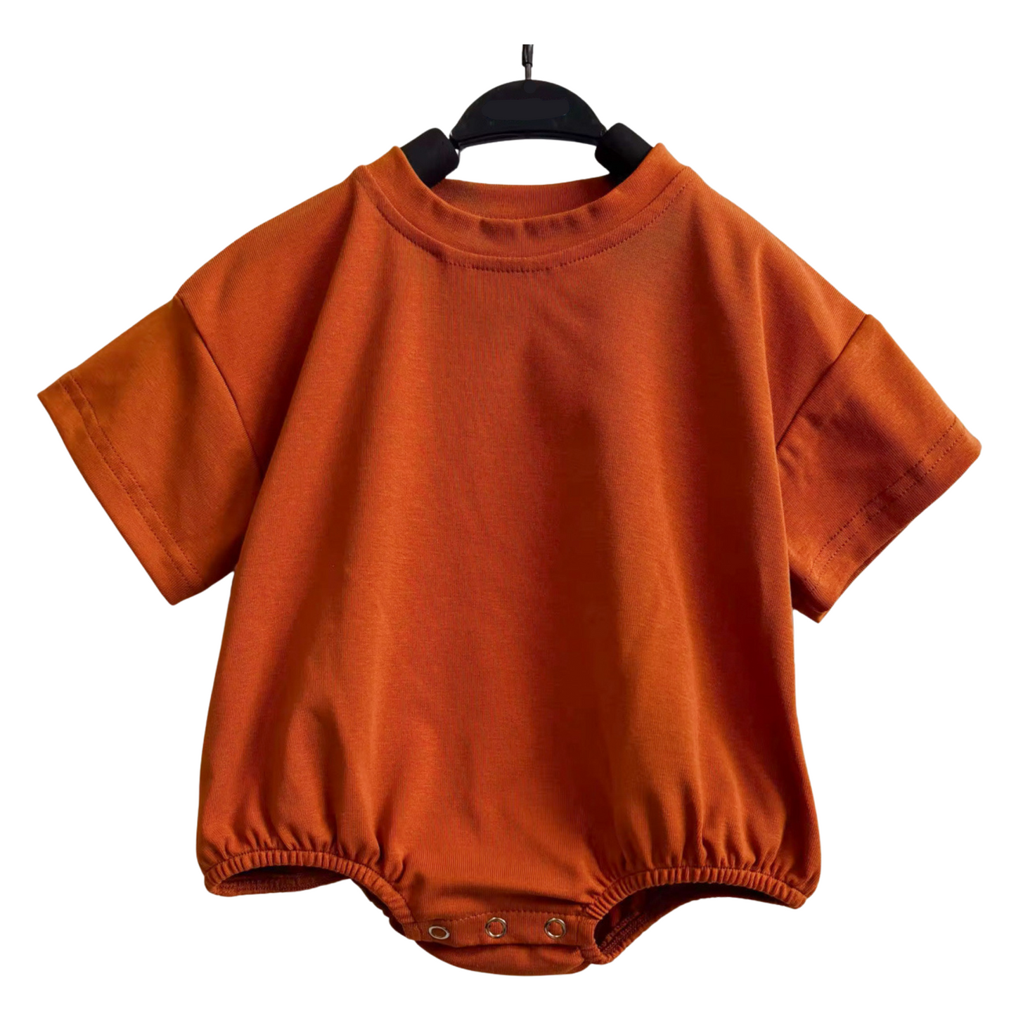 Custom Embroidered Orange Crewneck Sweatshirt, Tee or Bubble Romper - Spiderweb Font