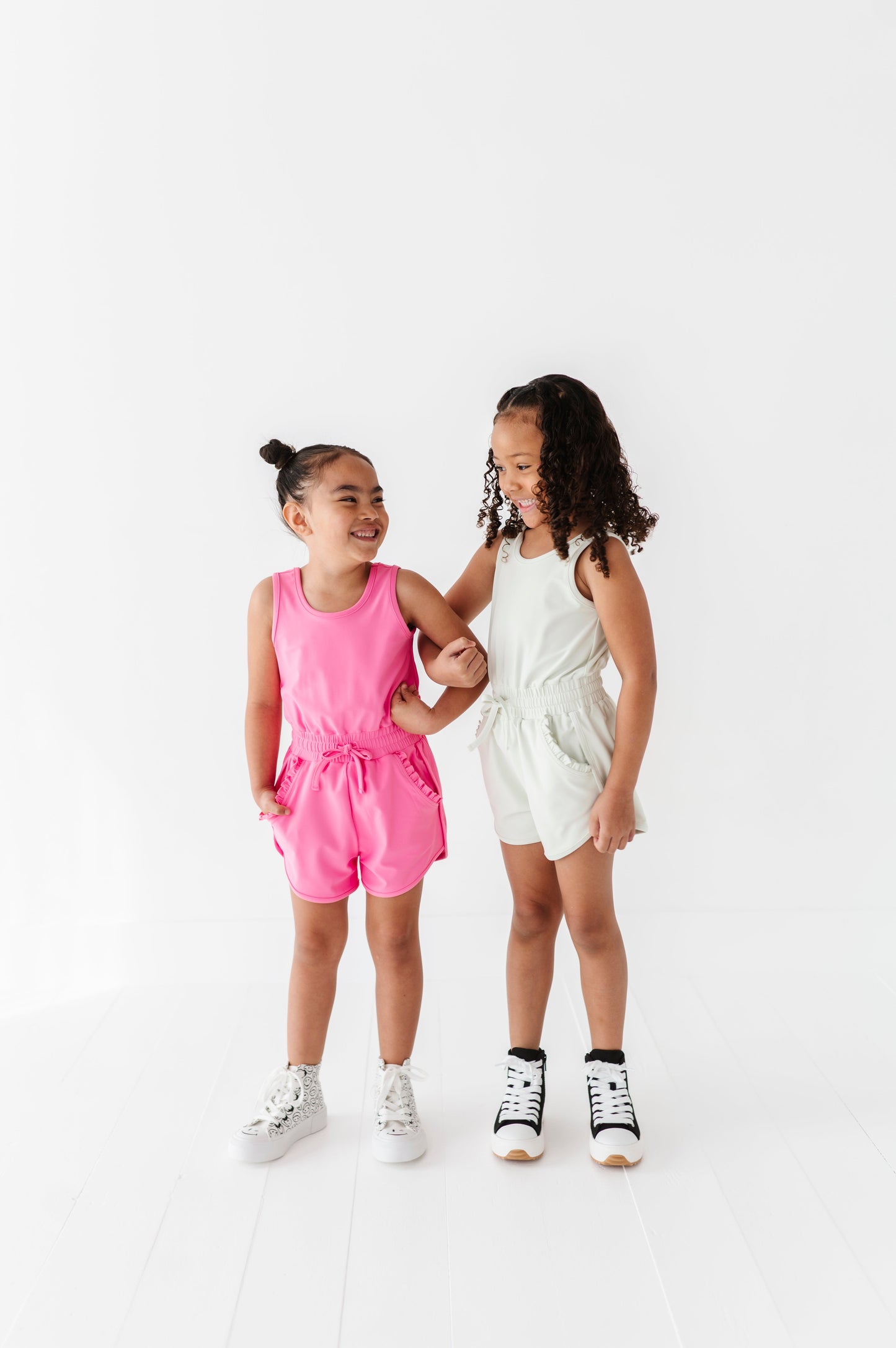 Berry Pink | Ruffle Romper