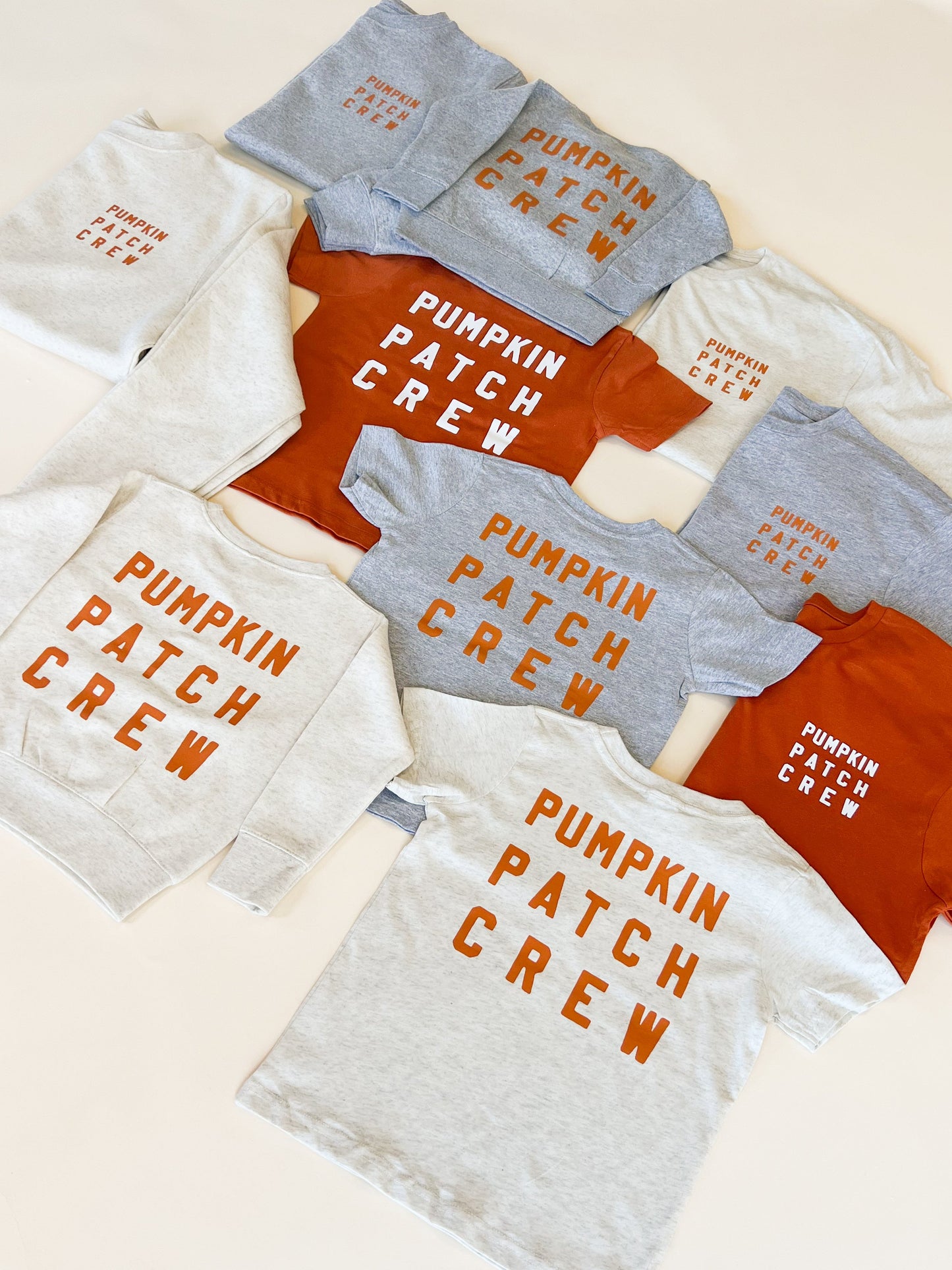 Pumpkin Patch Crew Classic Child Tee - White Design