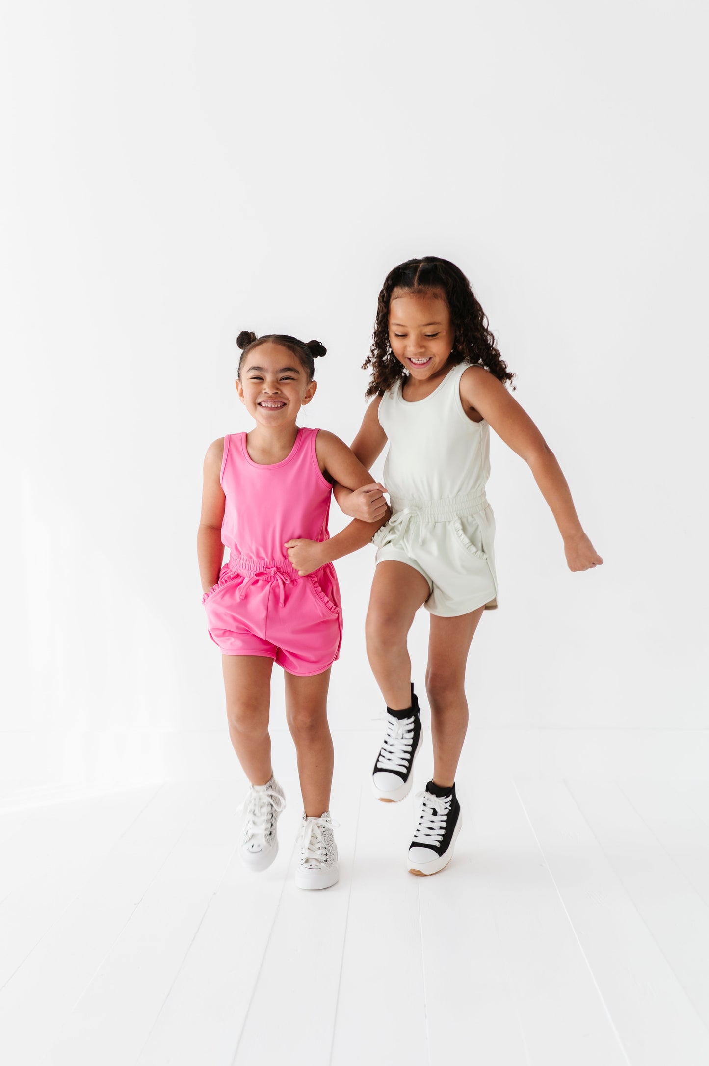 Berry Pink | Ruffle Romper