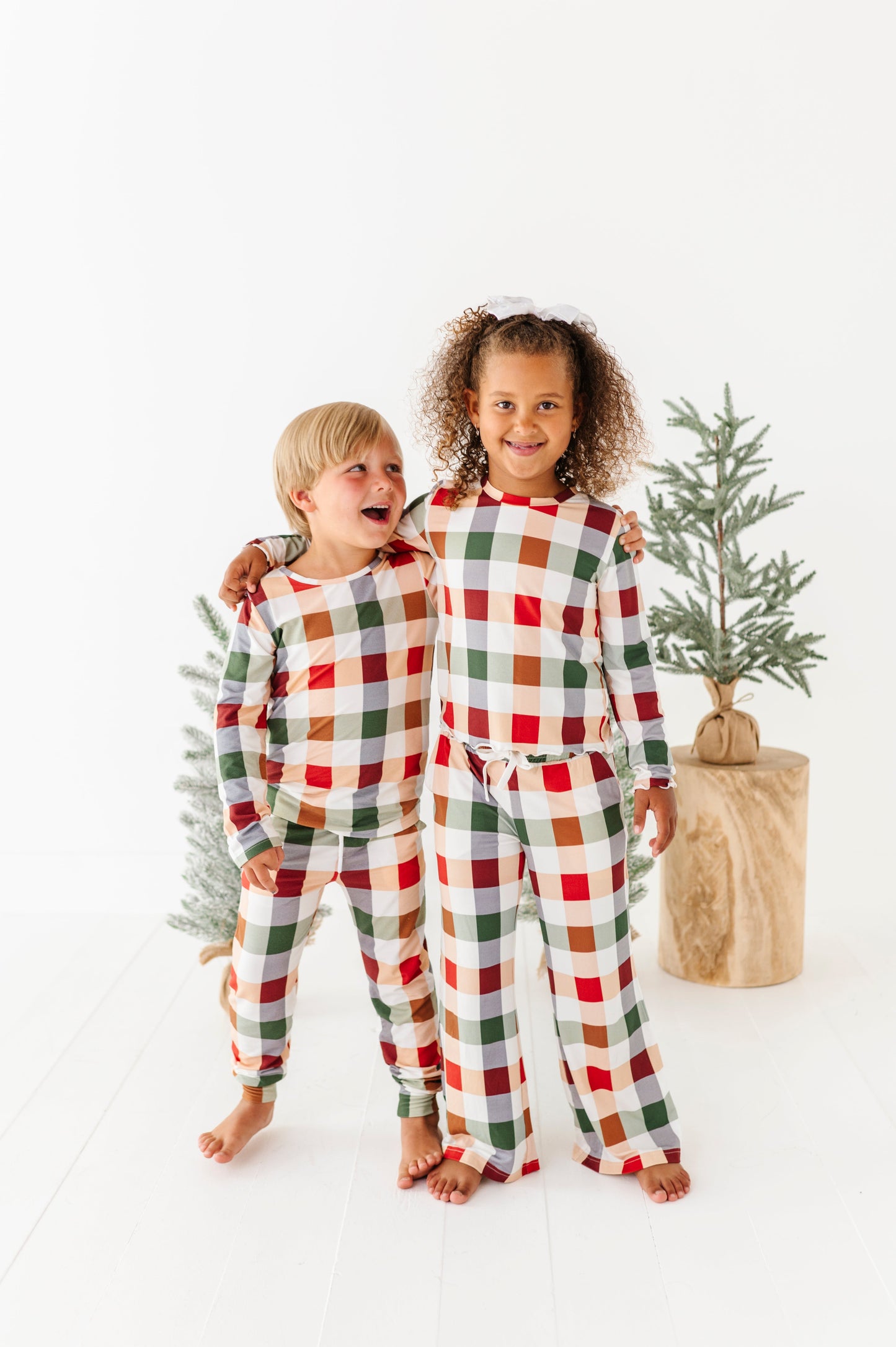 Holiday Plaid | BOYS JOGGER SET
