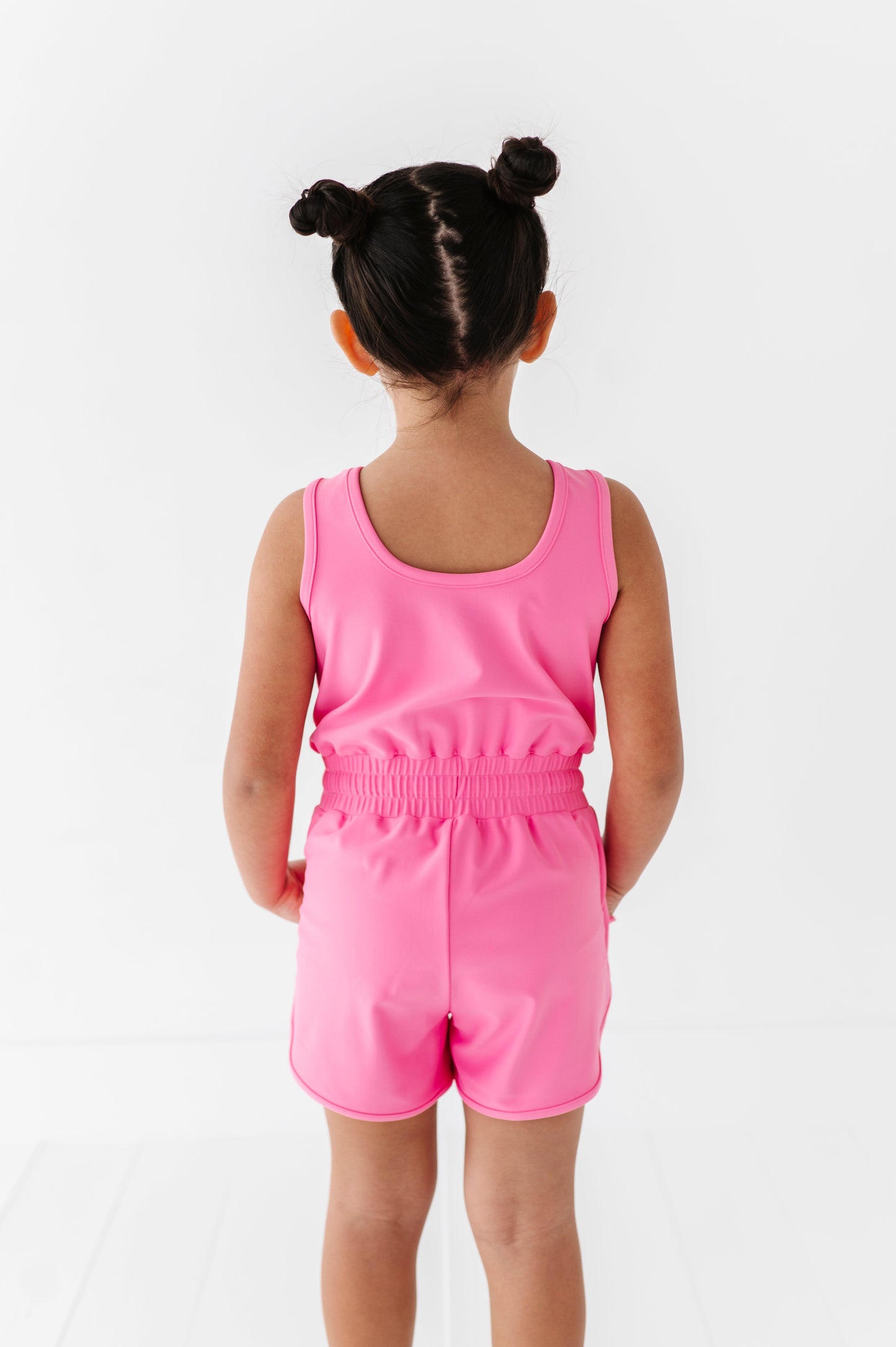 Berry Pink | Ruffle Romper