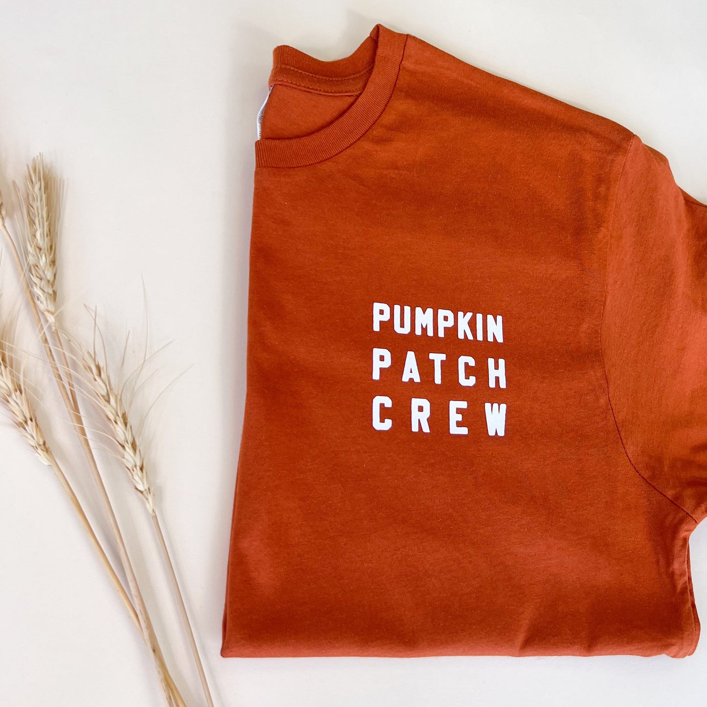 Pumpkin Patch Crew Classic Adult Tee - White Design