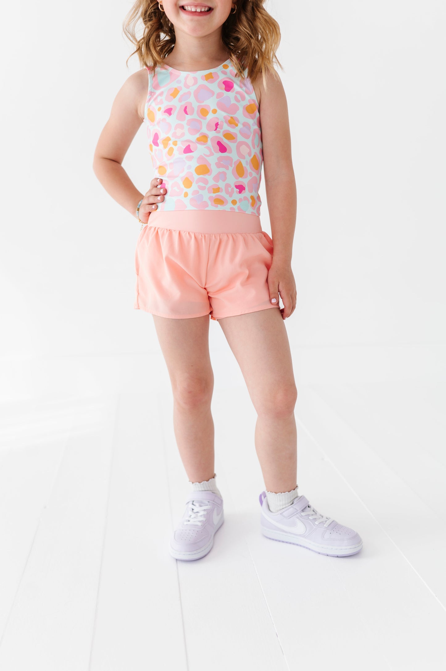 Peachy Pearl | Ruffle Bum Runner Shorts