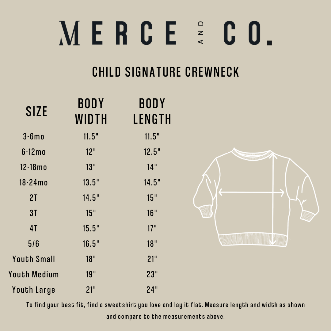 Sis Signature Waffle Sleeve Crewneck - Warm Sand