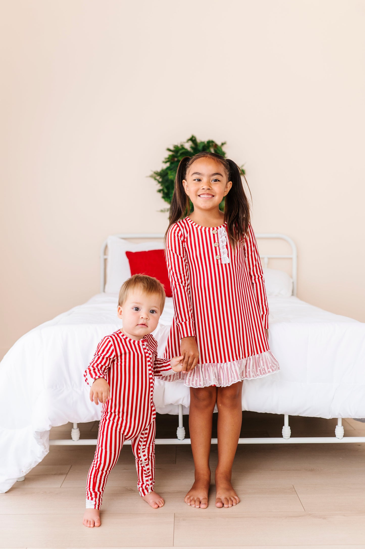 Red Stripes | ZIP ROMPER