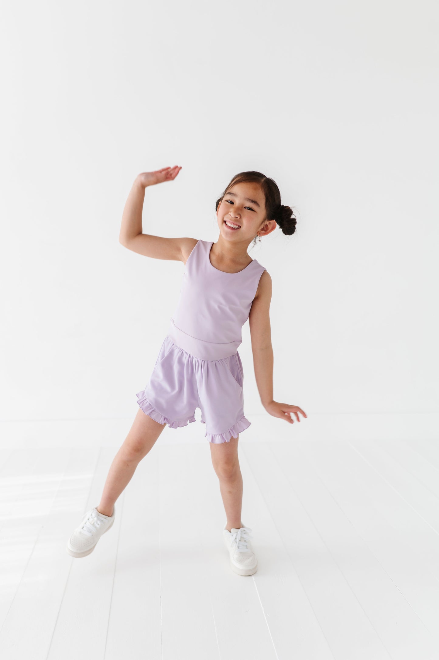 Very Violet | Ruffle Romper