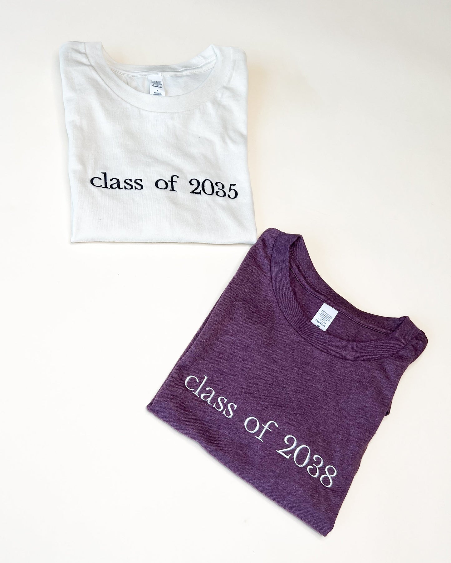 Custom Class of Embroidered Child Tee
