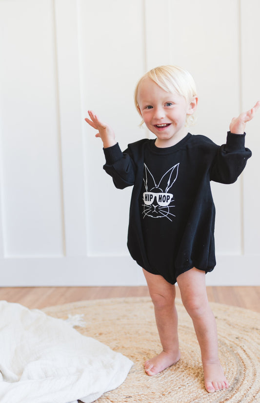 Hip Hop Bunny Ostern Sweatshirt Strampler