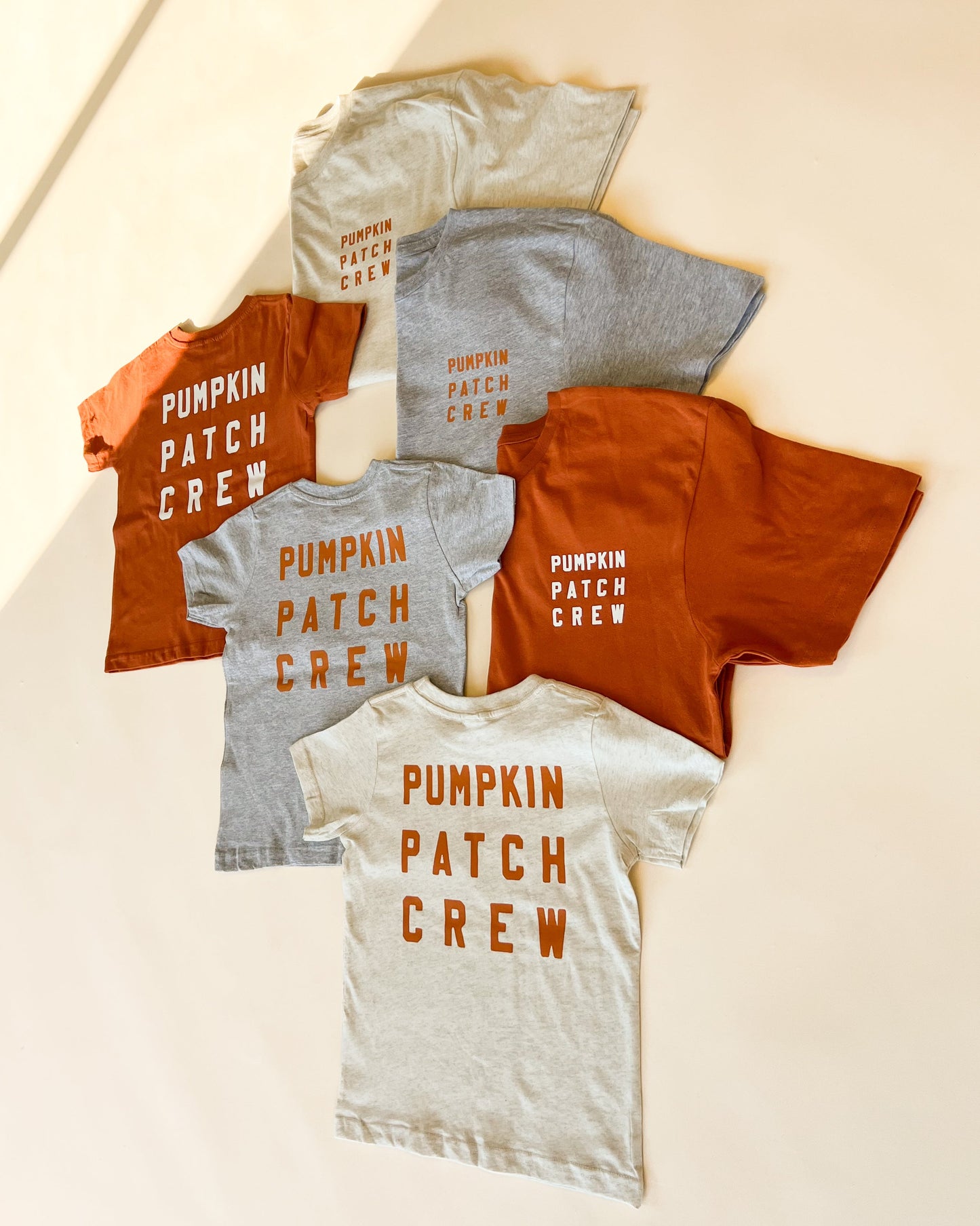 Pumpkin Patch Crew Classic Child Tee - White Design