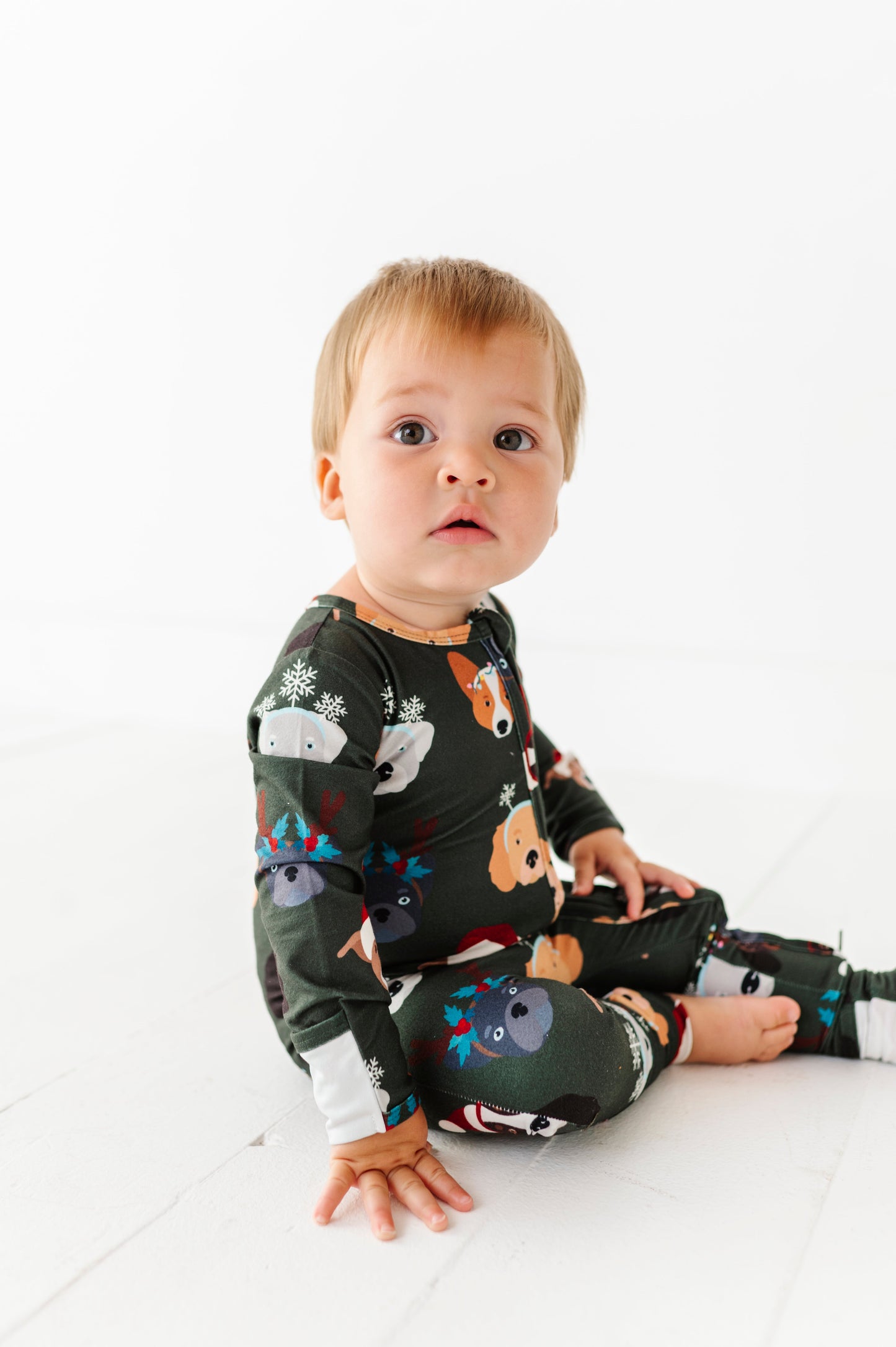 Christmas Doggies | ZIP ROMPER