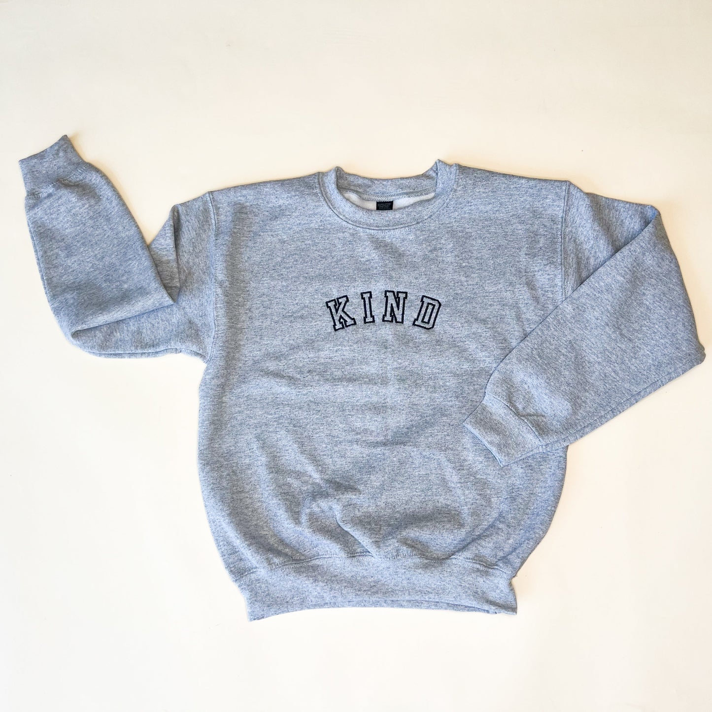 Kind Varsity Embroidered Child Sweatshirt