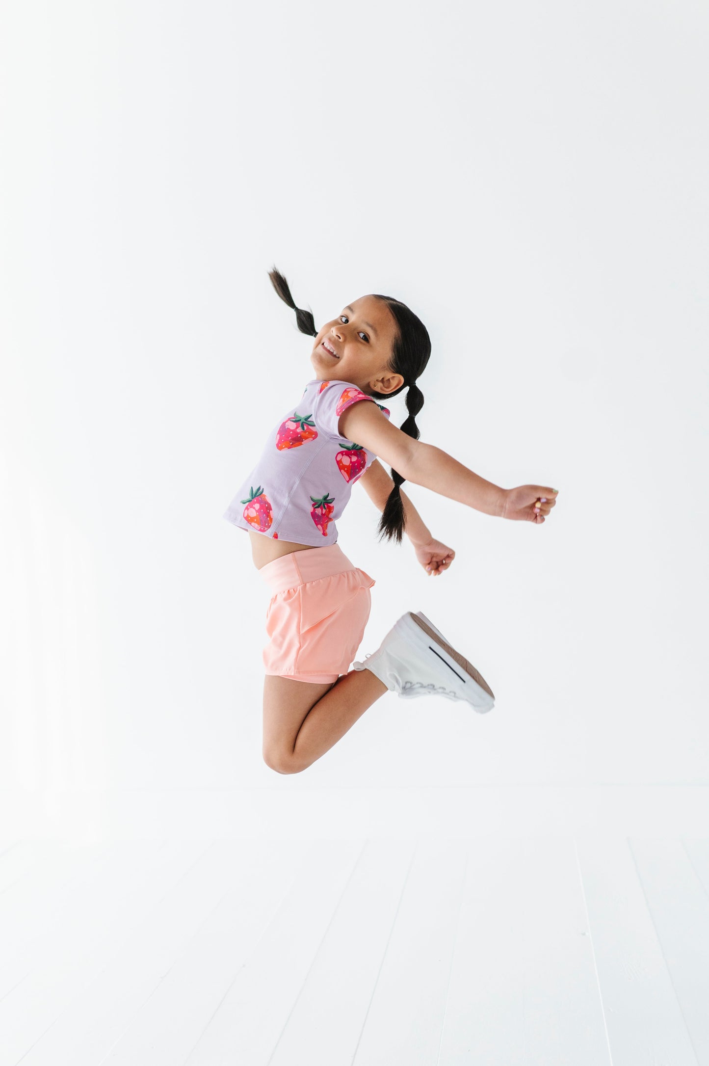 Peachy Pearl | Ruffle Bum Runner Shorts