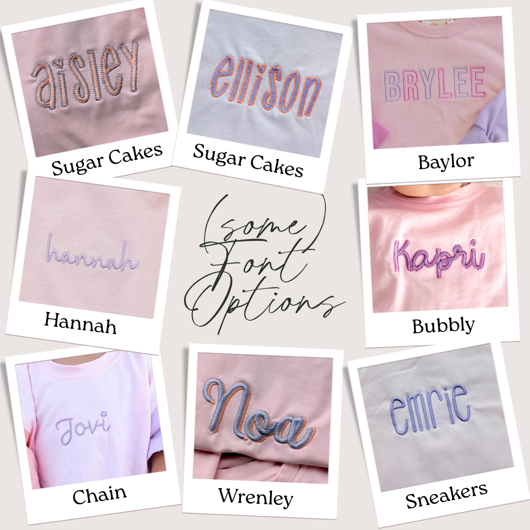 T-Shirt-Strampler mit individueller Stickerei und Farbblockdesign