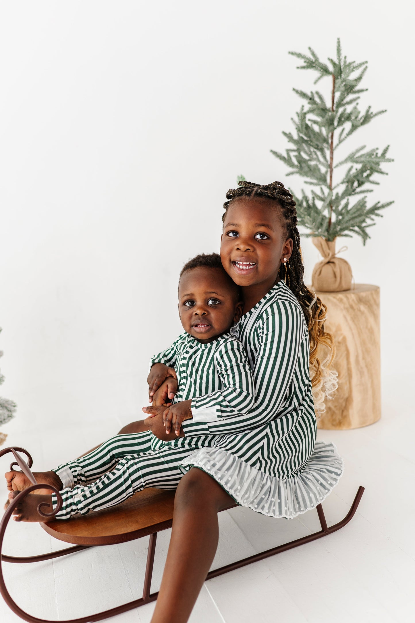 Green Stripes | ZIP ROMPER