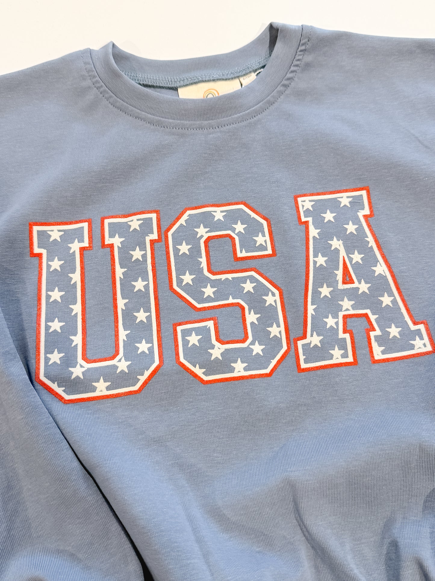 T-Shirt-Strampler mit USA-Sternen