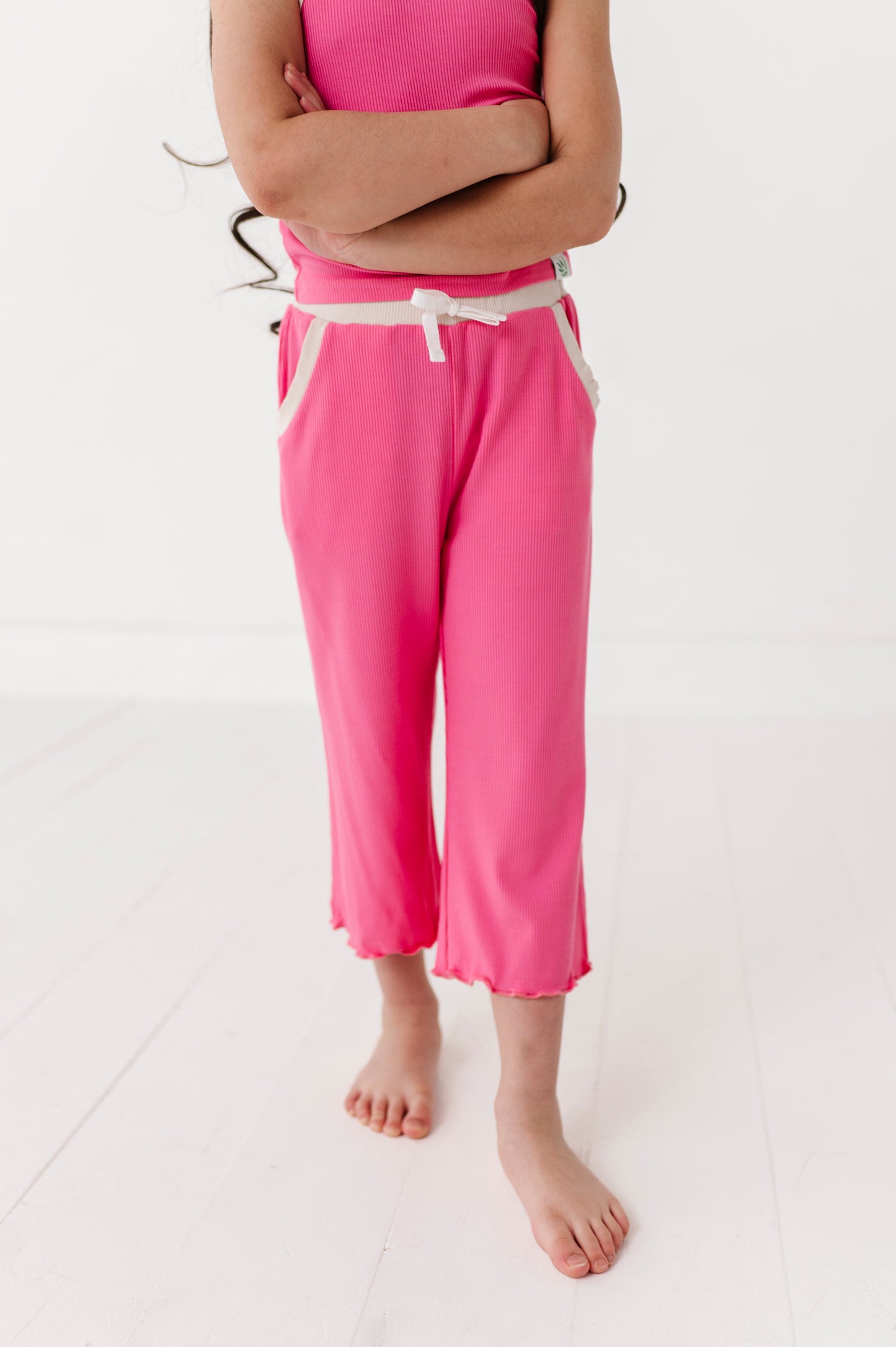 ROSEY | Tank + Wide Leg Pant RIB SET