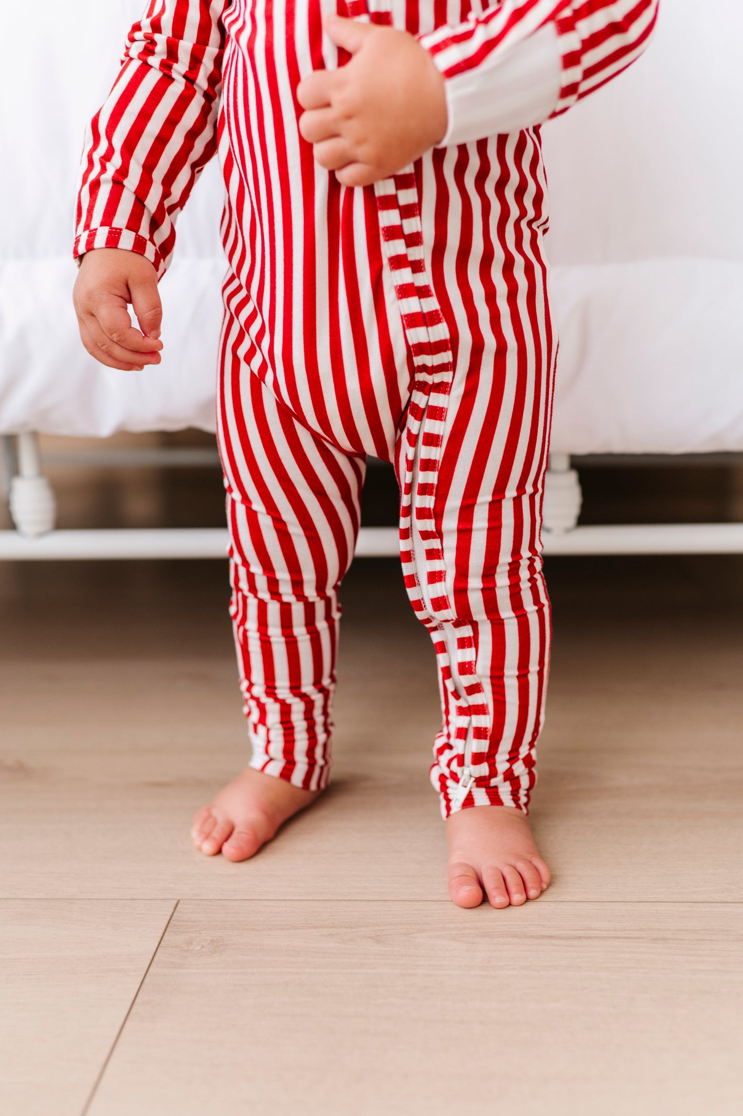 Red Stripes | ZIP ROMPER
