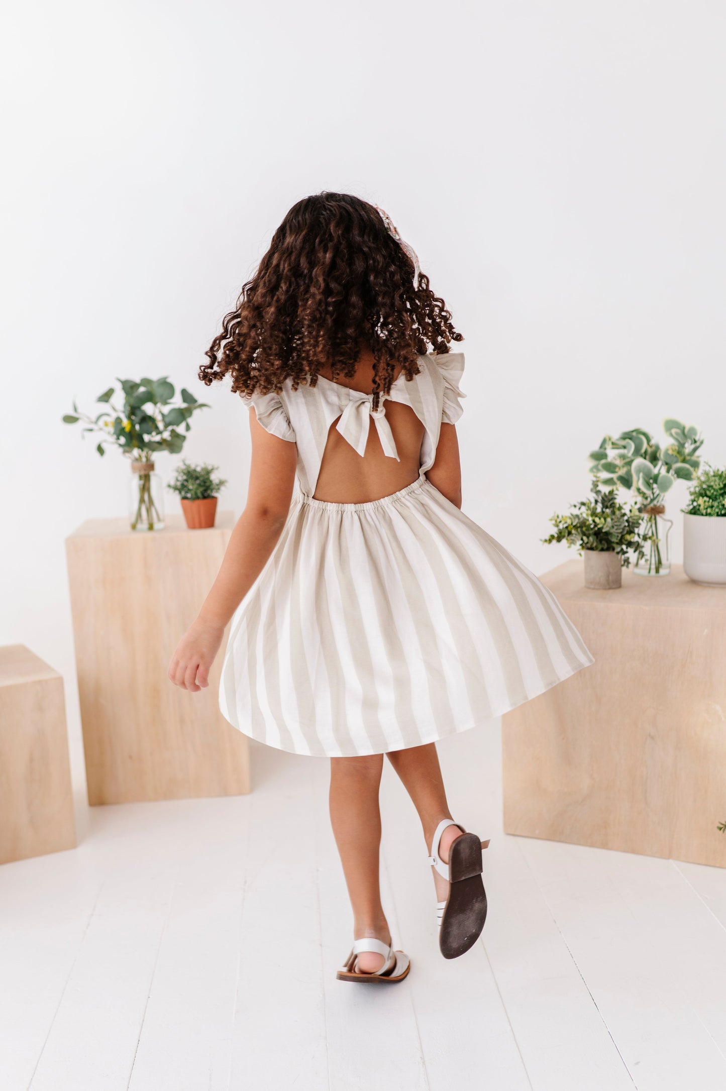 Coastal Stripes | Tie Back DRESS