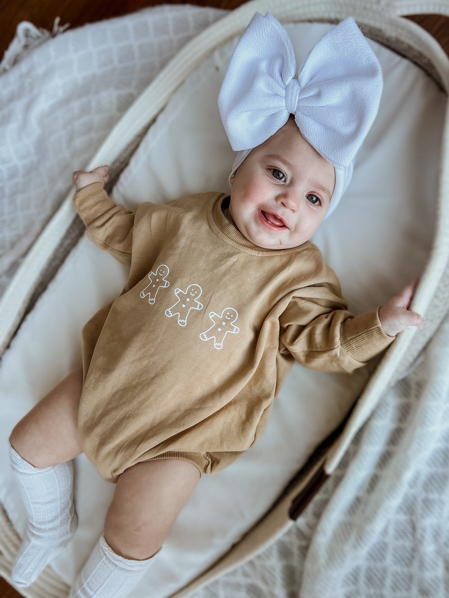 Lebkuchen Weihnachtspullover Strampler