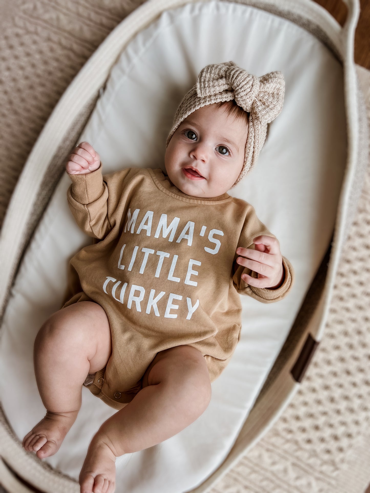 Mamas kleiner Truthahn-Sweatshirt-Strampler - weitere Farben