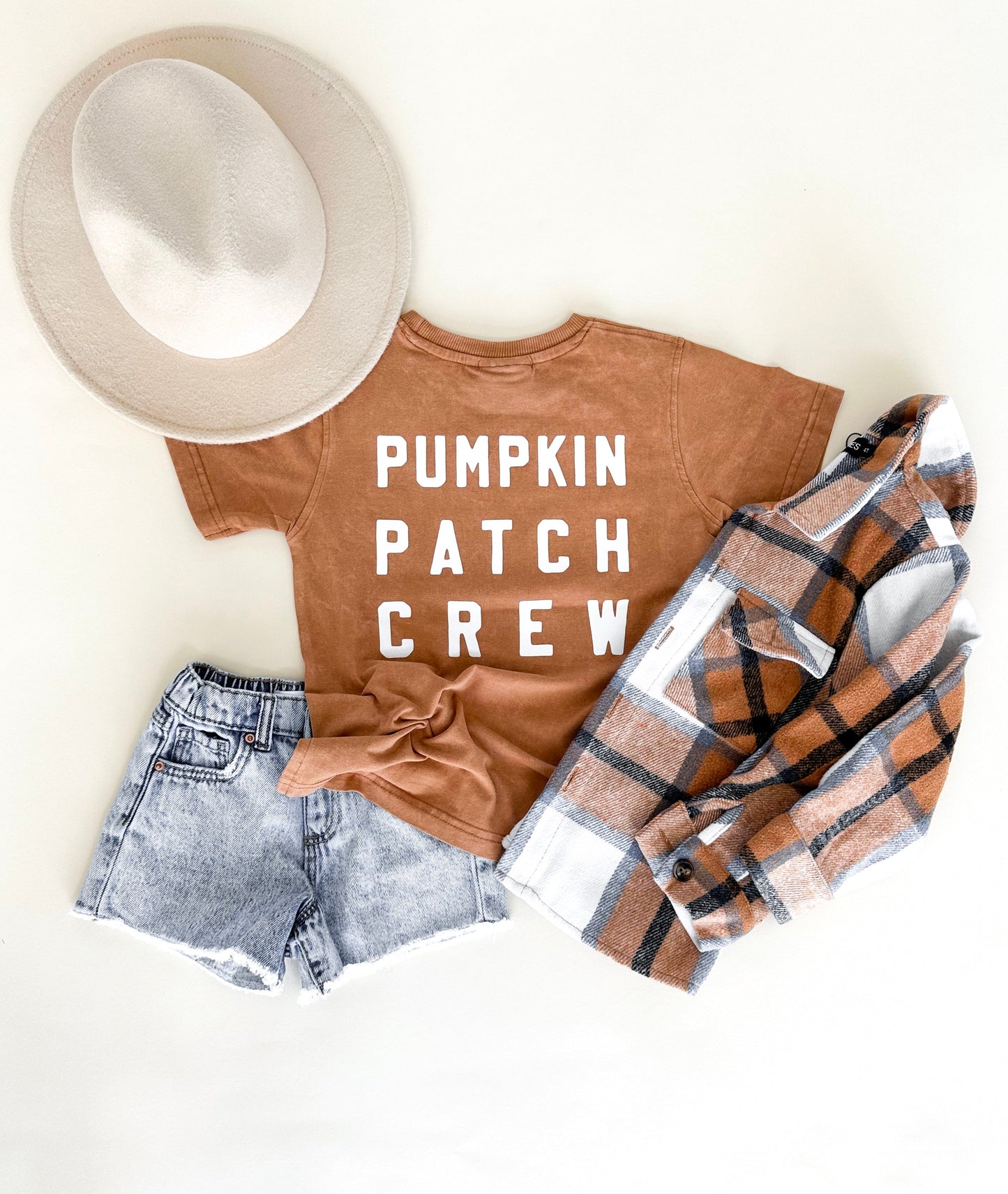 Pumpkin Patch Crew Tee - Faded Autumn