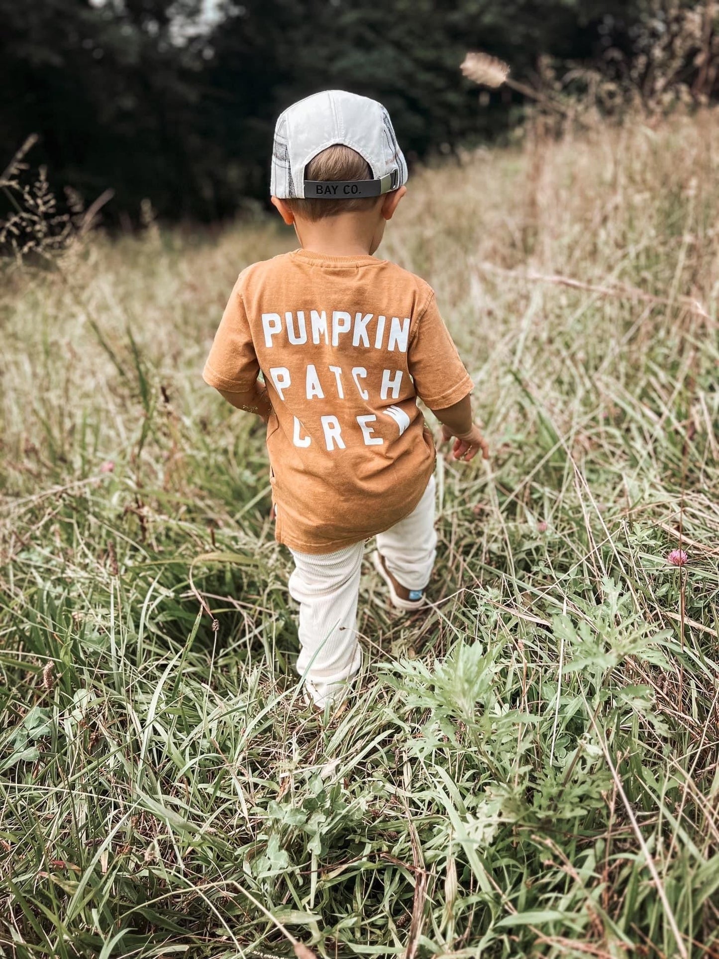 Pumpkin Patch Crew Tee - Faded Autumn