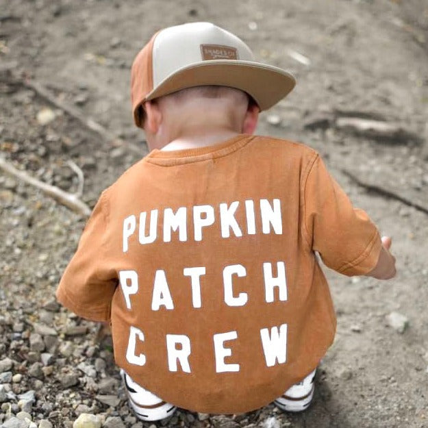 Pumpkin Patch Crew Tee - Faded Autumn