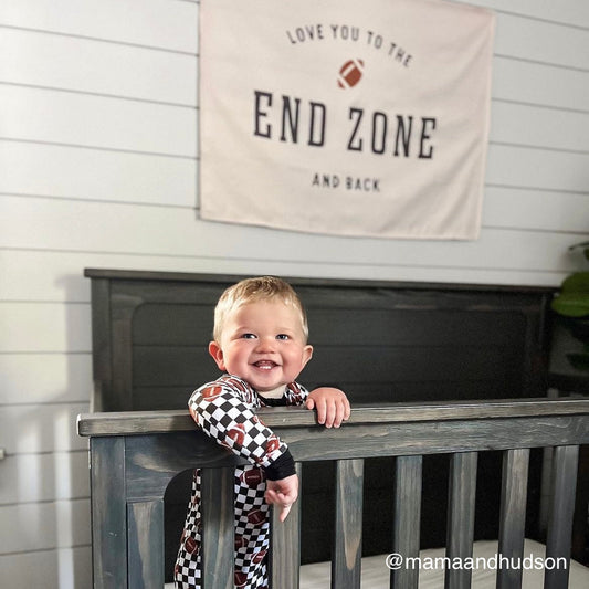 {Natural} I Love You to The End Zone Banner