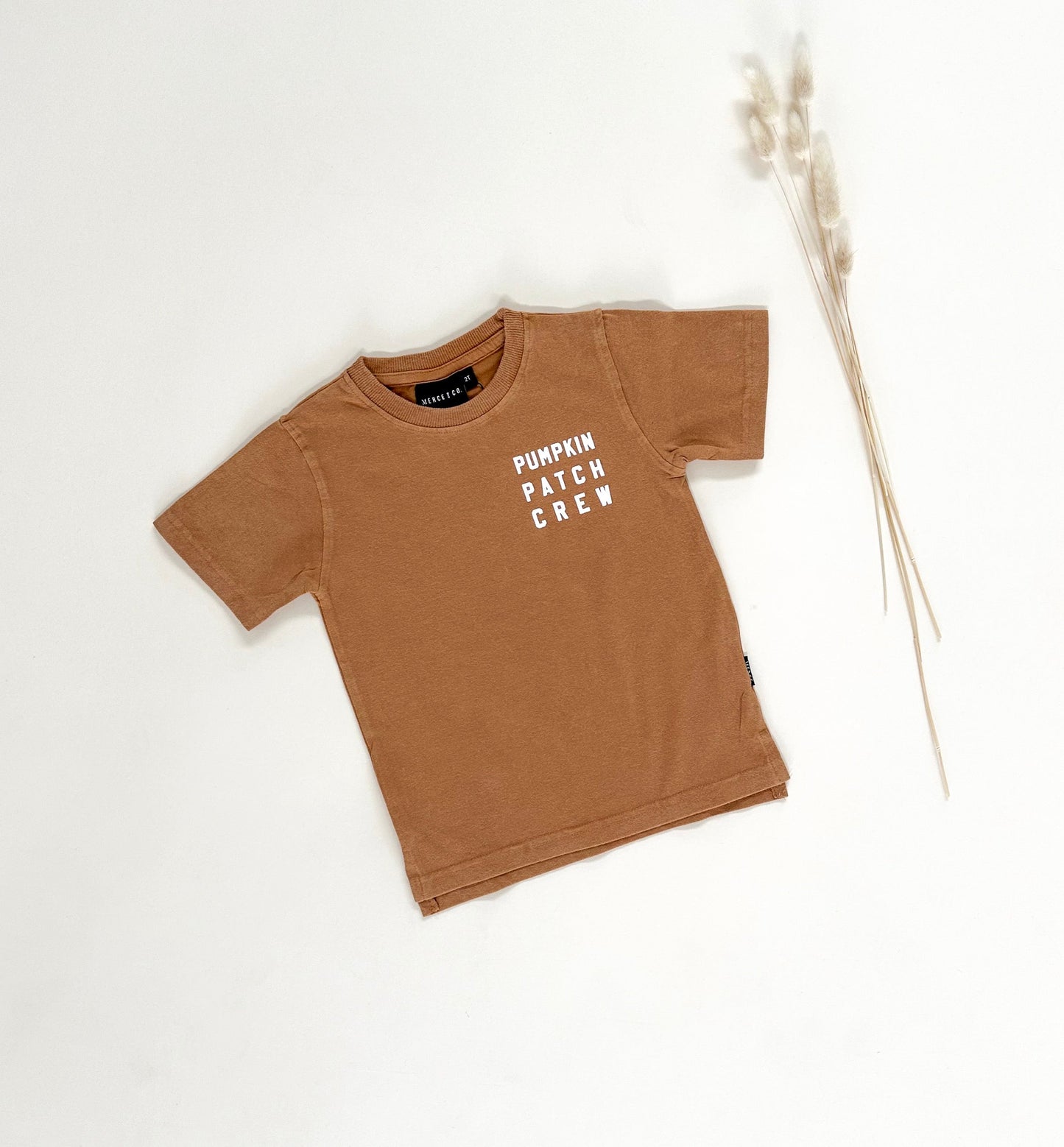 Pumpkin Patch Crew Tee - Faded Autumn