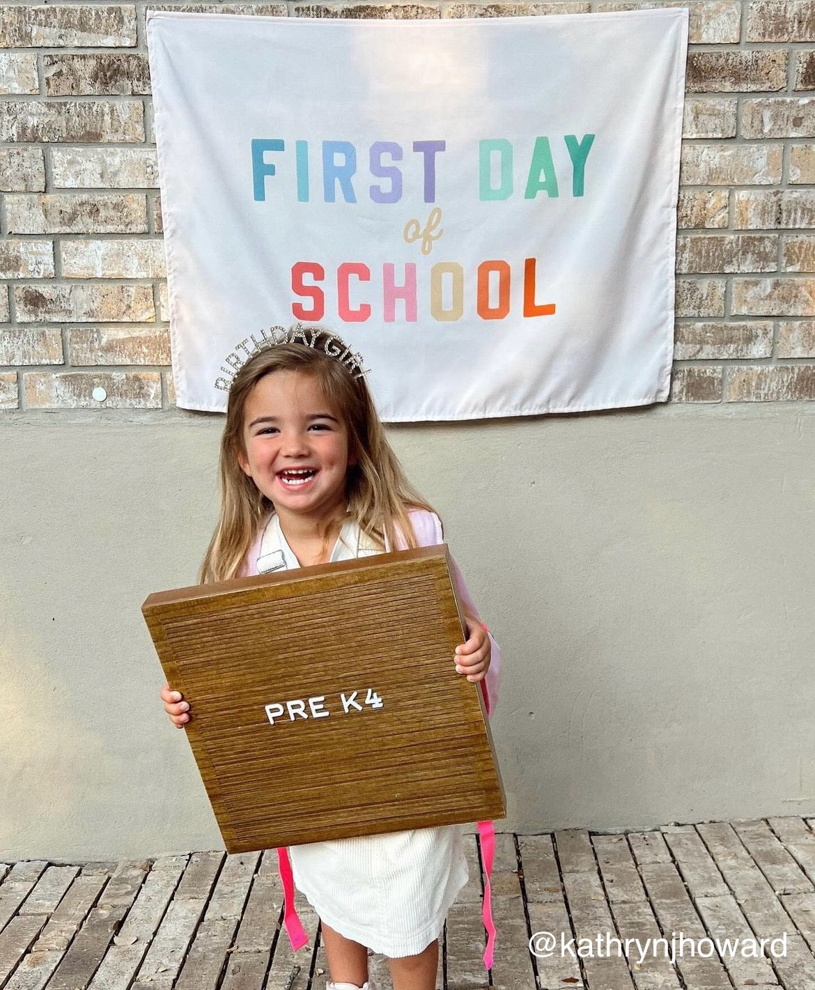 First Day of School Banner