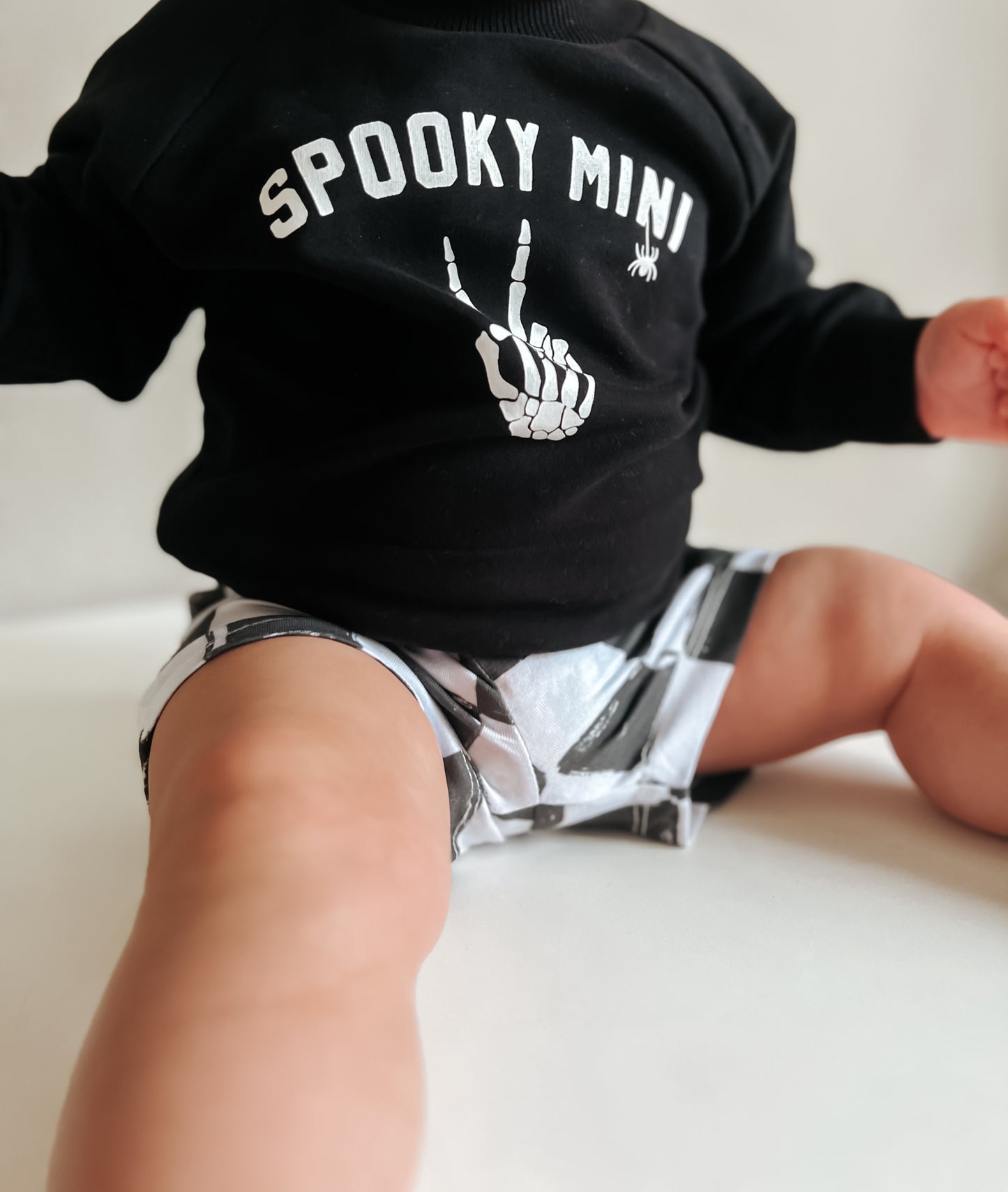 Spooky Mini Organic Cotton Crewneck Sweatshirt